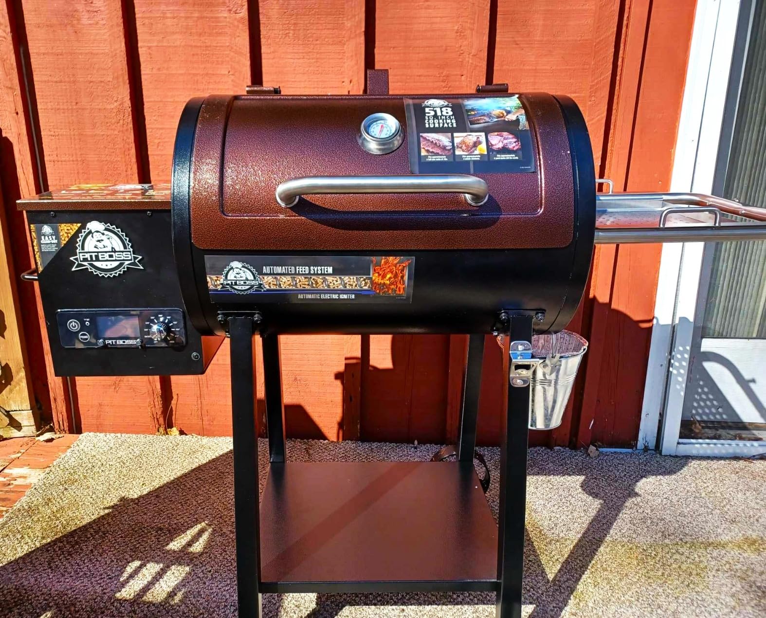 Pit Boss PB440D2 Wood Pellet Grill, 440 SERIES, Black - Customer Photo 1