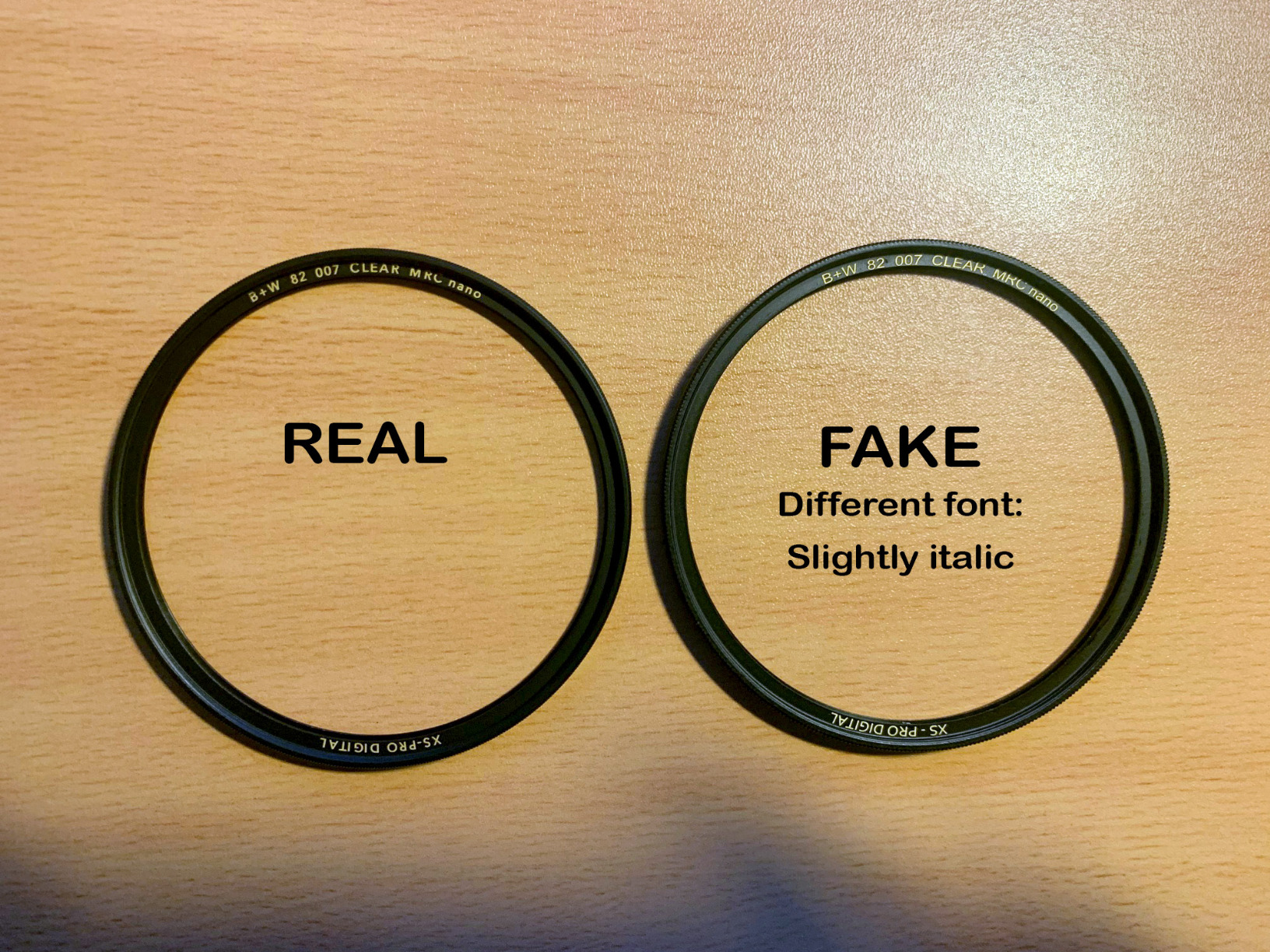 B+W UV-Haze Protection Filter for Camera Lens – Ultra Slim Titan Mount (T-PRO), 010, HTC, 16 Layers Multi-Resistant and Nano Coating, 82 mm - Customer Photo 1