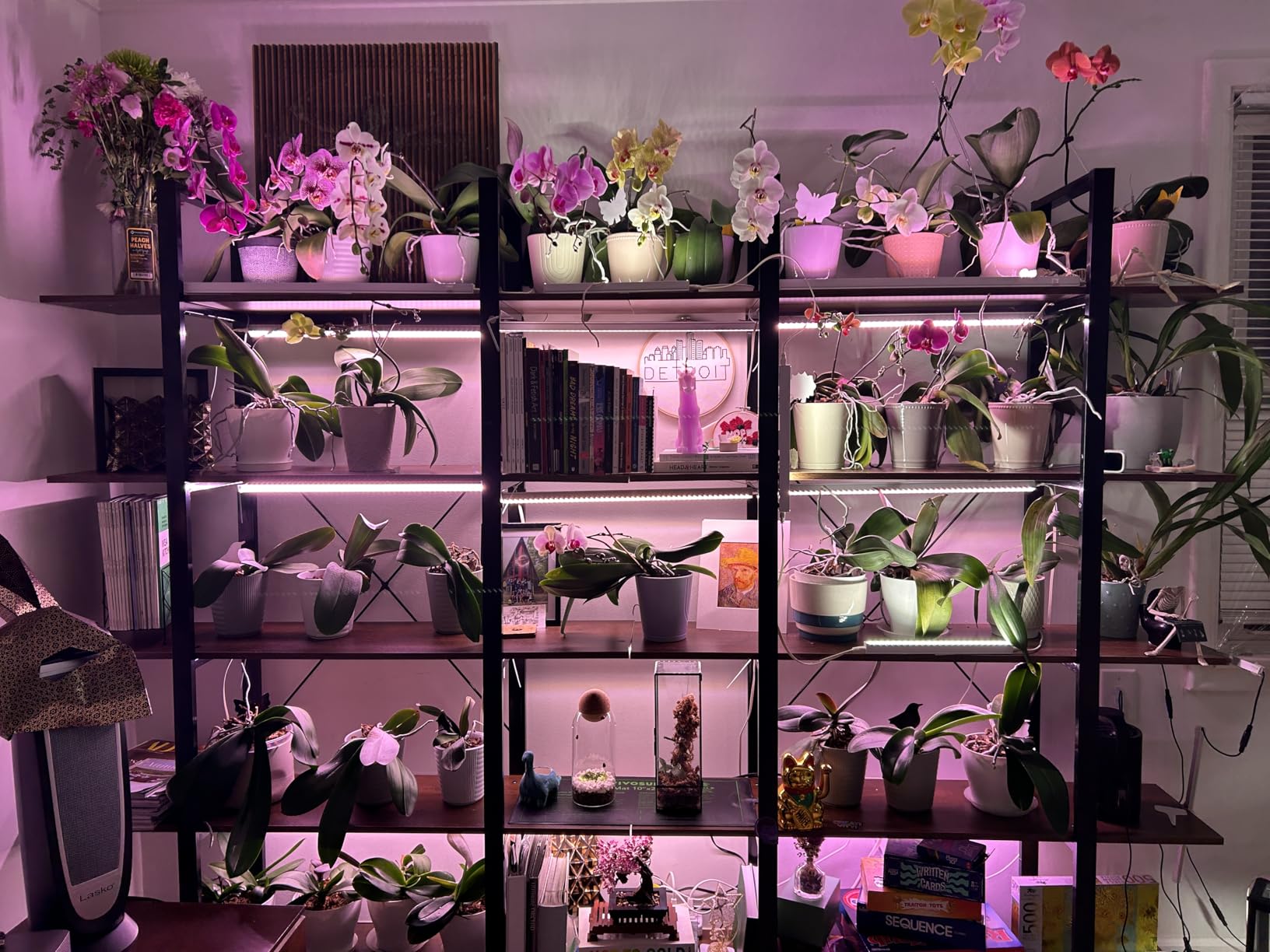 Tribesigns 5-Tier Bookshelf, Vintage Industrial Style Bookcase 72 H x 12 W x 47L Inches - Customer Photo 2