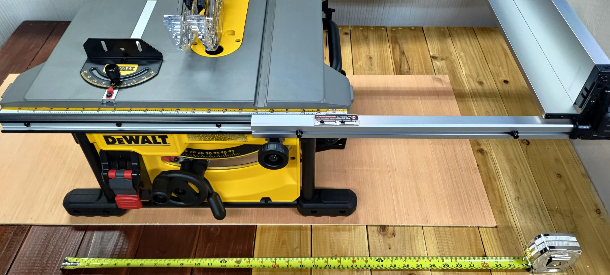 DEWALT 15 Amp 8-1/4 in. Compact Portable Jobsite Table Saw (DWE7485) - Customer Photo 4