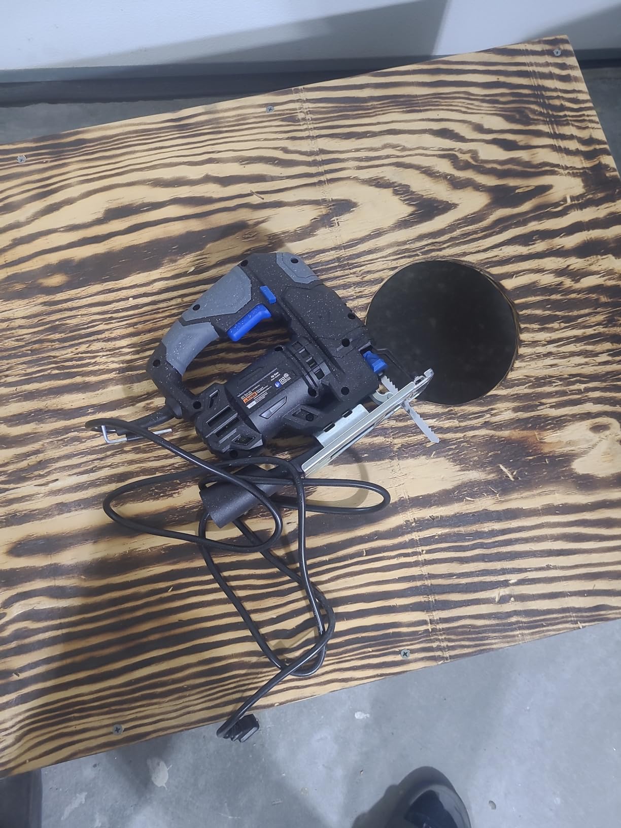 Hammerhead 4.8-Amp 3/4 Inch Jig Saw with 2pcs Wood Cutting Blades, Variable Speed and Orbital Function - HAJS048 - Customer Photo 4