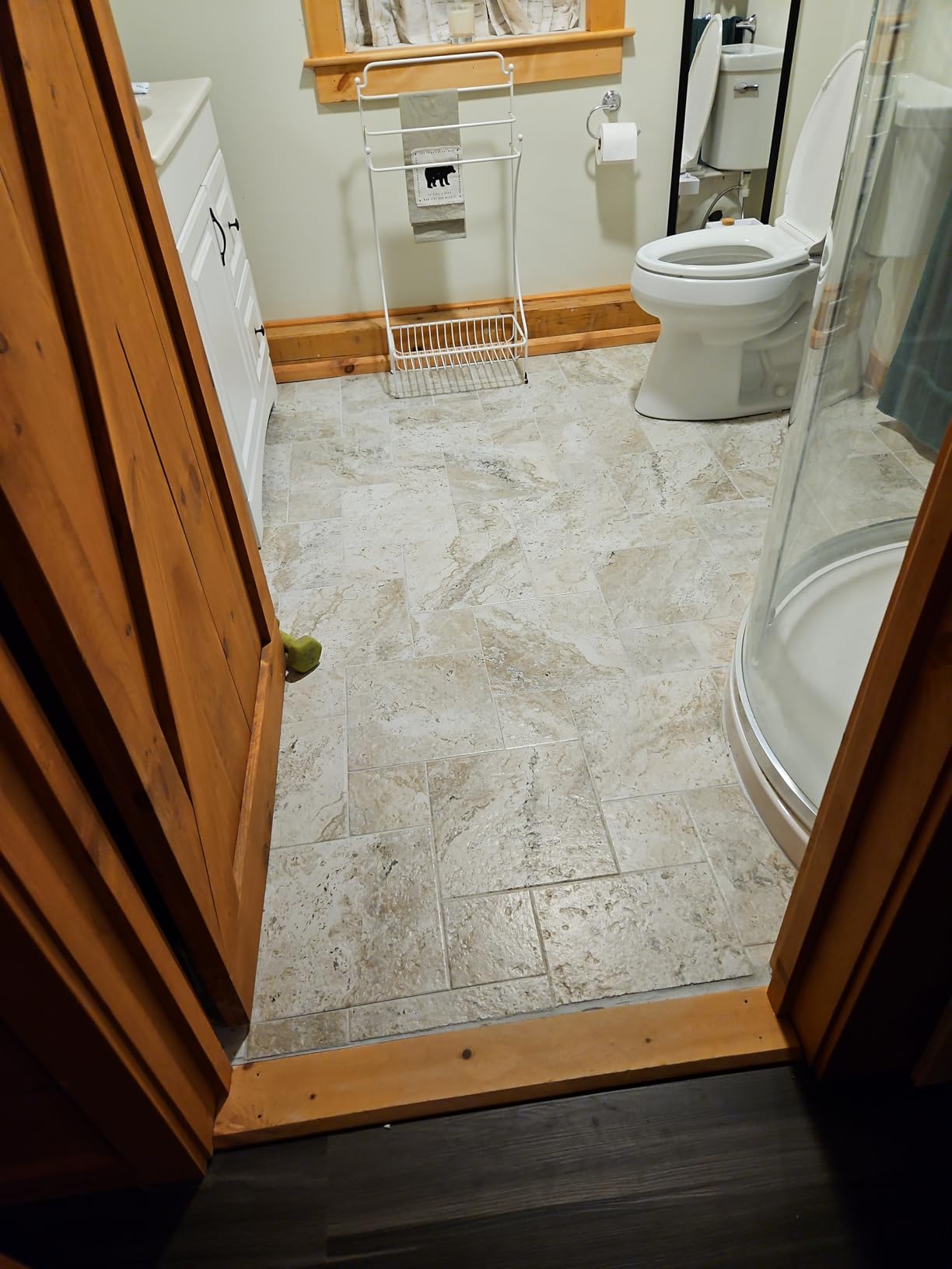 LuxHeat 50sqft Floor Heating Mat Kit - 120v Electric Heating Mat System - Complete Electric Radiant Heated Flooring System Includes Alarm, UDG4 Programmable Thermostat w/GFCI & Floor Sensor - Customer Photo 1