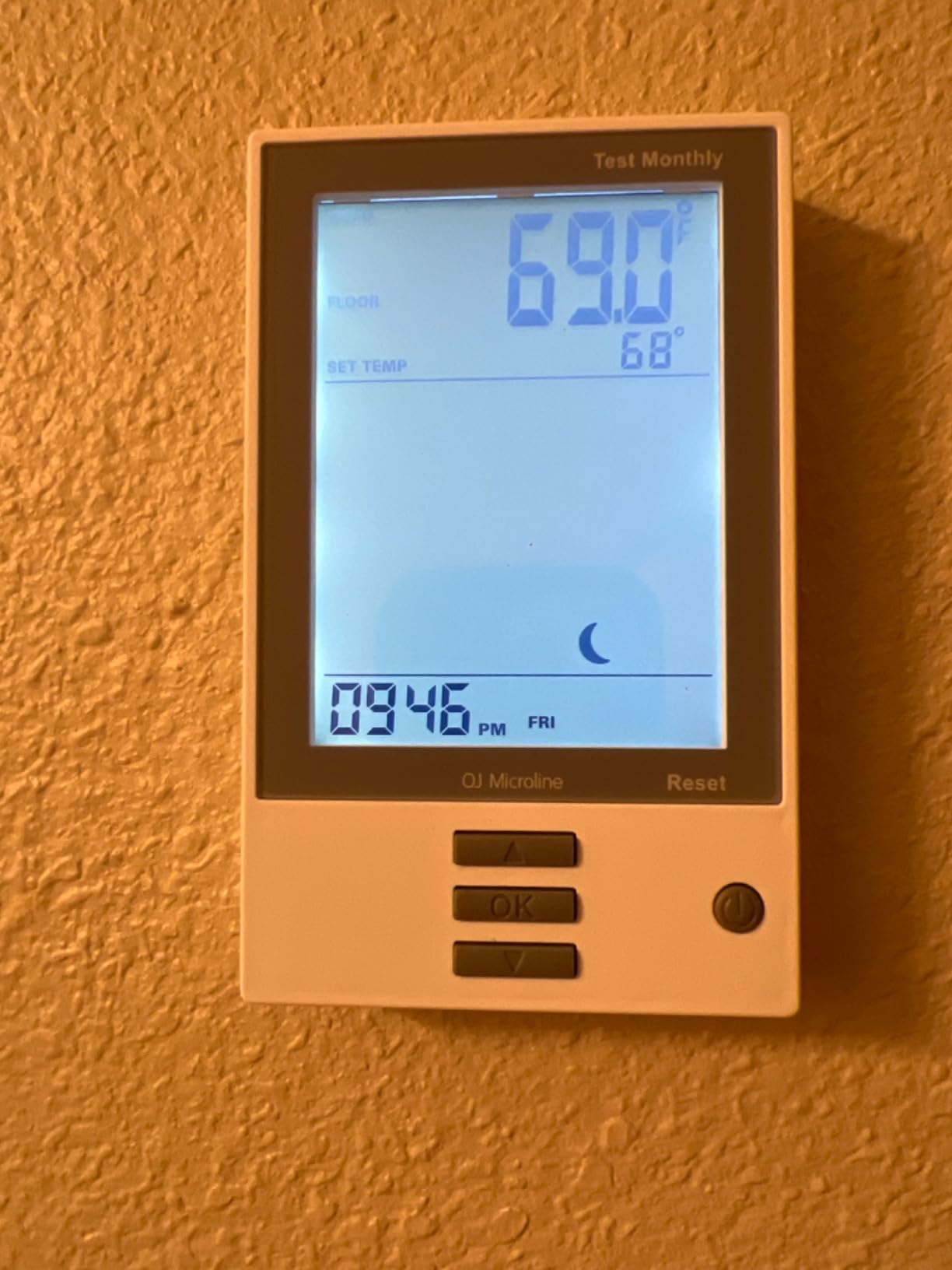 LuxHeat 20sqft Floor Heating Mat Kit - 120v in Floor Heating System - Complete Electric Radiant Heated Flooring System Includes Alarm, UDG Programmable Thermostat w/GFCI & Flooring Sensor - Customer Photo 2