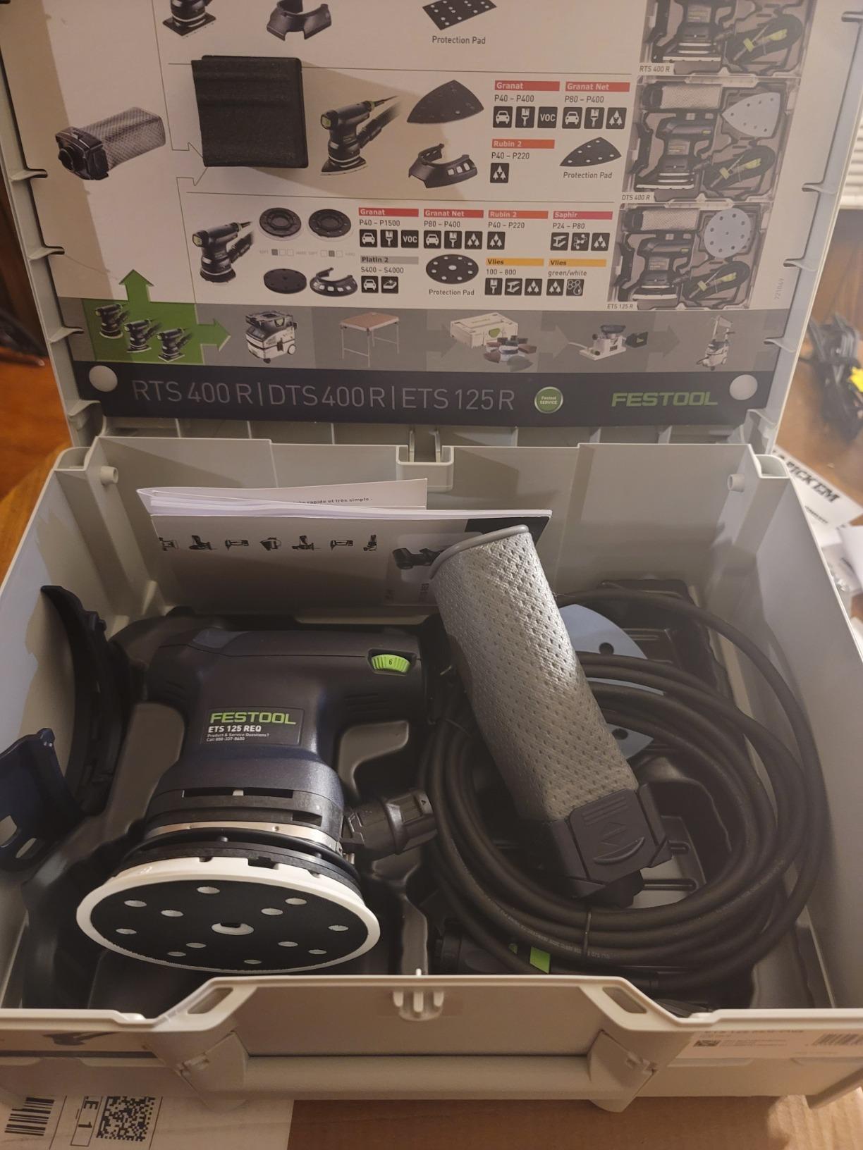 Festool 576070 Random Orbital Sander ETS 125 REQ-Plus - Customer Photo 2