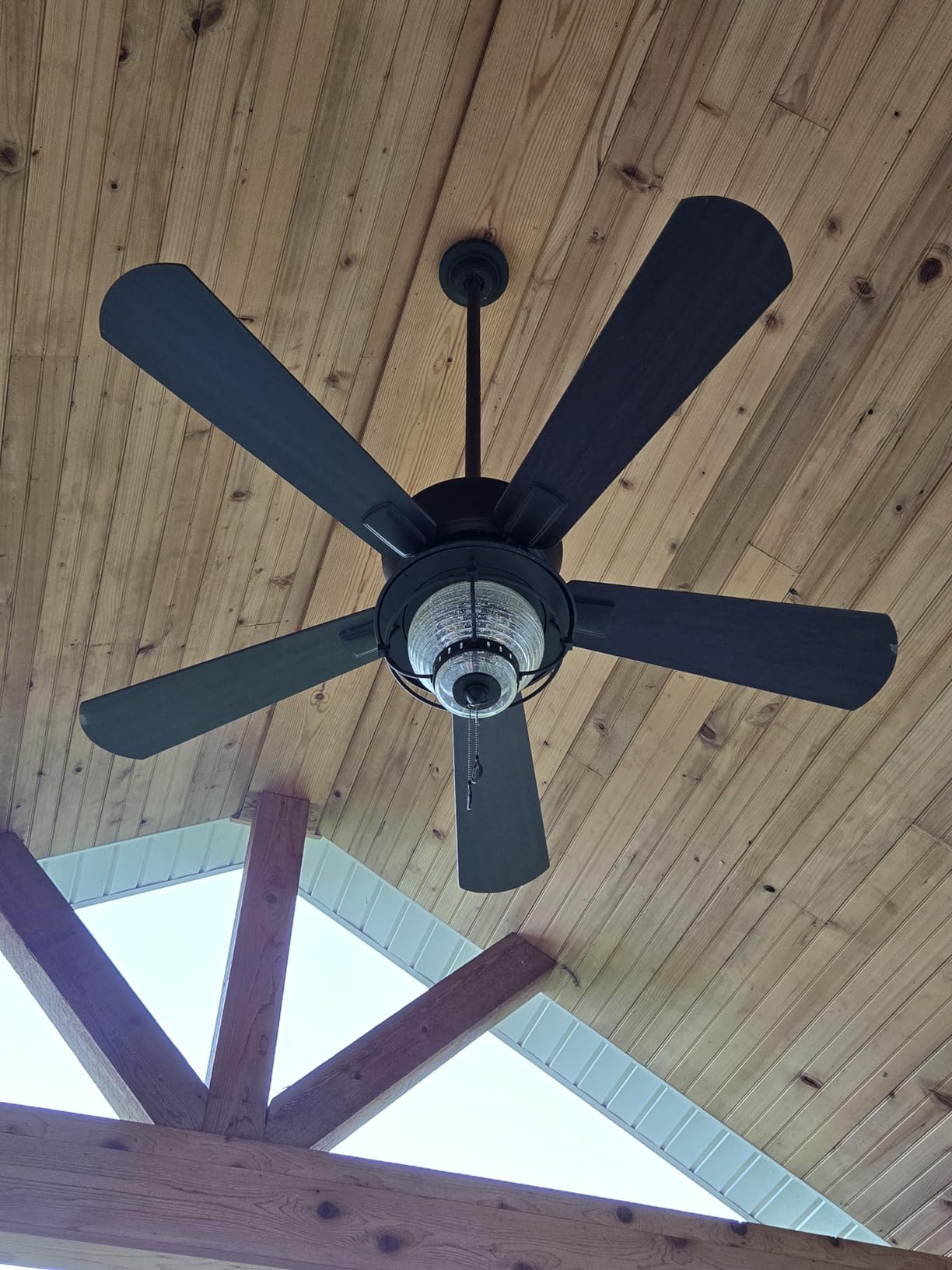 Harbor Breeze Merrimack II 52-in Matte Bronze LED Indoor/Outdoor Ceiling Fan with Light Kit (5-Blade) Customer Review Harbor Breeze Merrimack II 52-in Matte Bronze LED Indoor/Outdoor Ceiling Fan with Light Kit (5-Blade) - Customer Photo 2