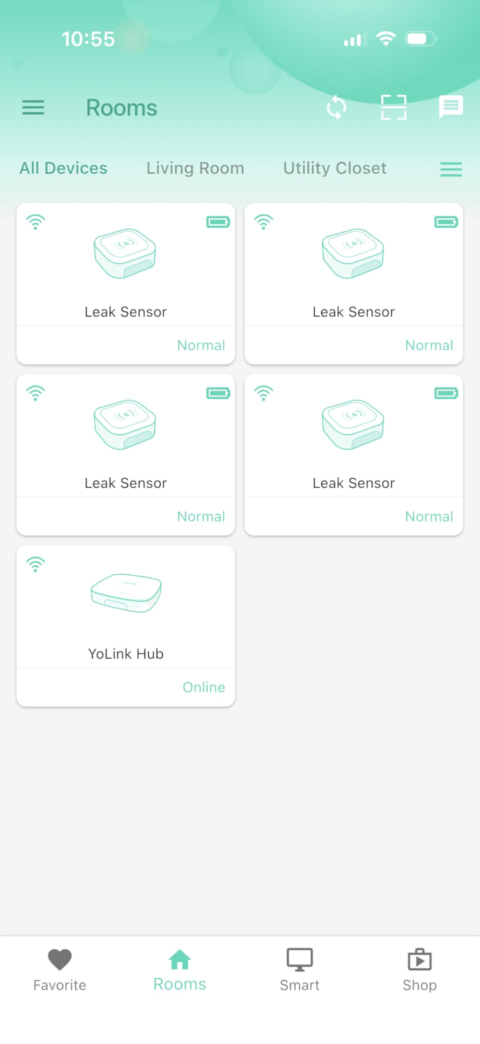 YoLink Water Leak Starter Kit: Hub + 4 Leak Sensor 1 (Silent), LoRa Long-Range, App/SMS/Email Alerts, D2D Offline Triggers, 2 AAA Up to 5-Year Battery, Compatible with Alexa/IFTTT/Home Assistant - Customer Photo 1