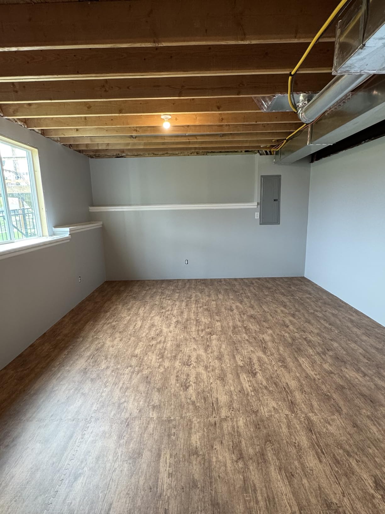 Forest Floor Farmhouse 3/8 Inch Thick Printed Foam Tiles, Premium Wood Grain Interlocking Foam Floor Mats, Anti-Fatigue Flooring – Stylish Flooring Solution - Customer Photo 2