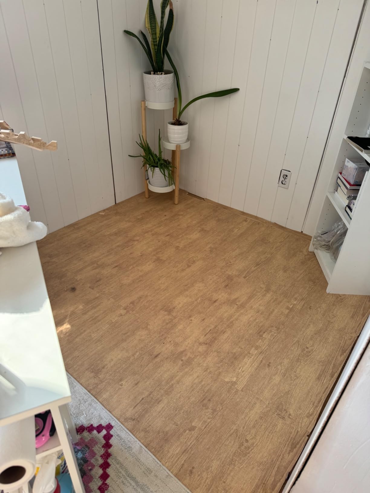 Forest Floor Farmhouse 3/8 Inch Thick Printed Foam Tiles, Premium Wood Grain Interlocking Foam Floor Mats, Anti-Fatigue Flooring – Stylish Flooring Solution - Customer Photo 4