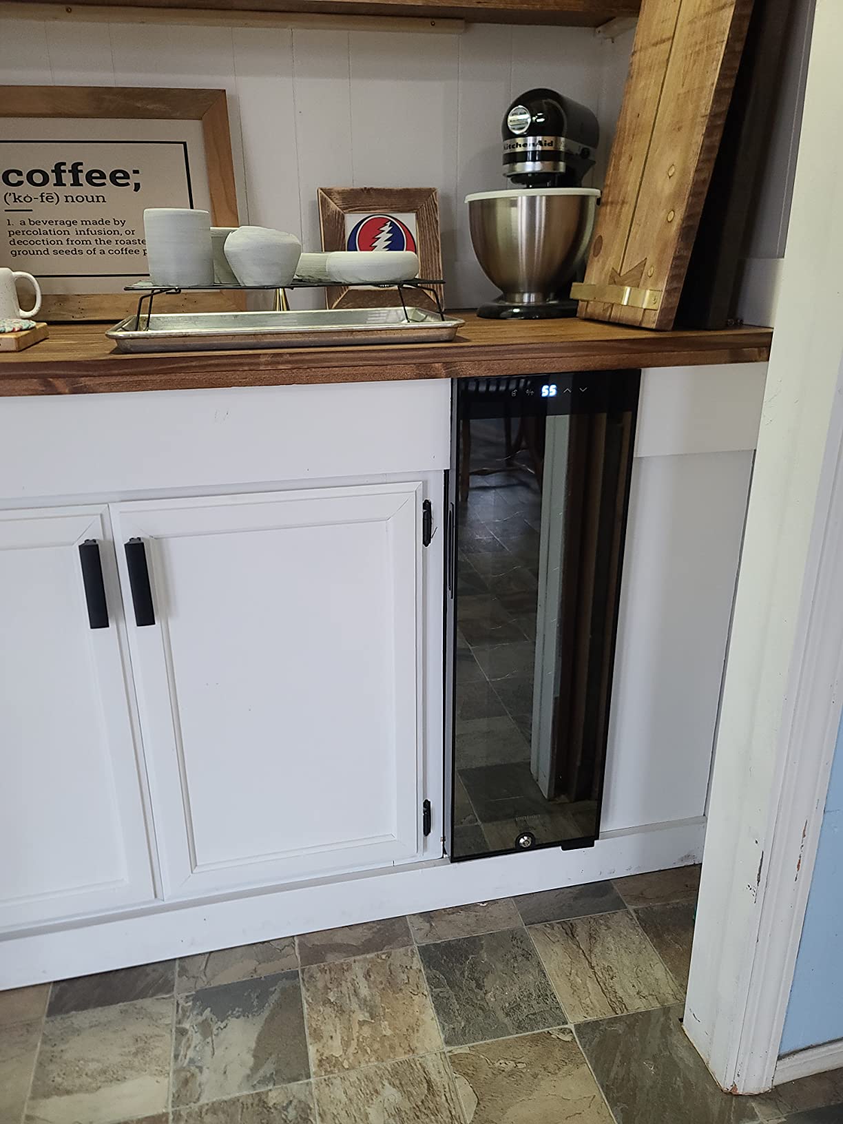 Ivation 12 Bottle Compressor Wine Cooler Refrigerator w/Lock, Large Freestanding Wine Cellar Fridge, 41f-64f Digital Temperature Control Glass Door Black Customer Review Ivation 12 Bottle Compressor Wine Cooler Refrigerator w/Lock, Large Freestanding Wine Cellar Fridge, 41f-64f Digital Temperature Control Glass Door Black - Customer Photo 2