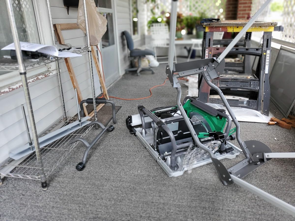 Metabo HPT 10-Inch Table Saw, 15-Amp Power Saw with Large 28 3/4 Metabo HPT 10-Inch Table Saw, 15-Amp Power Saw with Large 28 3/4