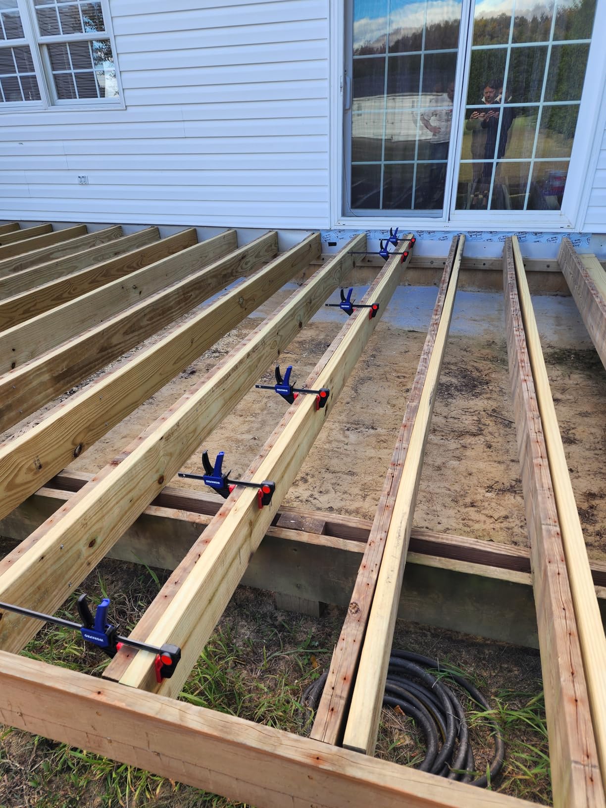 WORKPRO Bar Clamps for Woodworking, 6-Pack One-Handed Clamp/Spreader, 6-Inch (4) and 12-Inch (2) Wood Clamps Set, Light-Duty Quick-Change F Clamp with 150 lbs Load Limit - Customer Photo 2