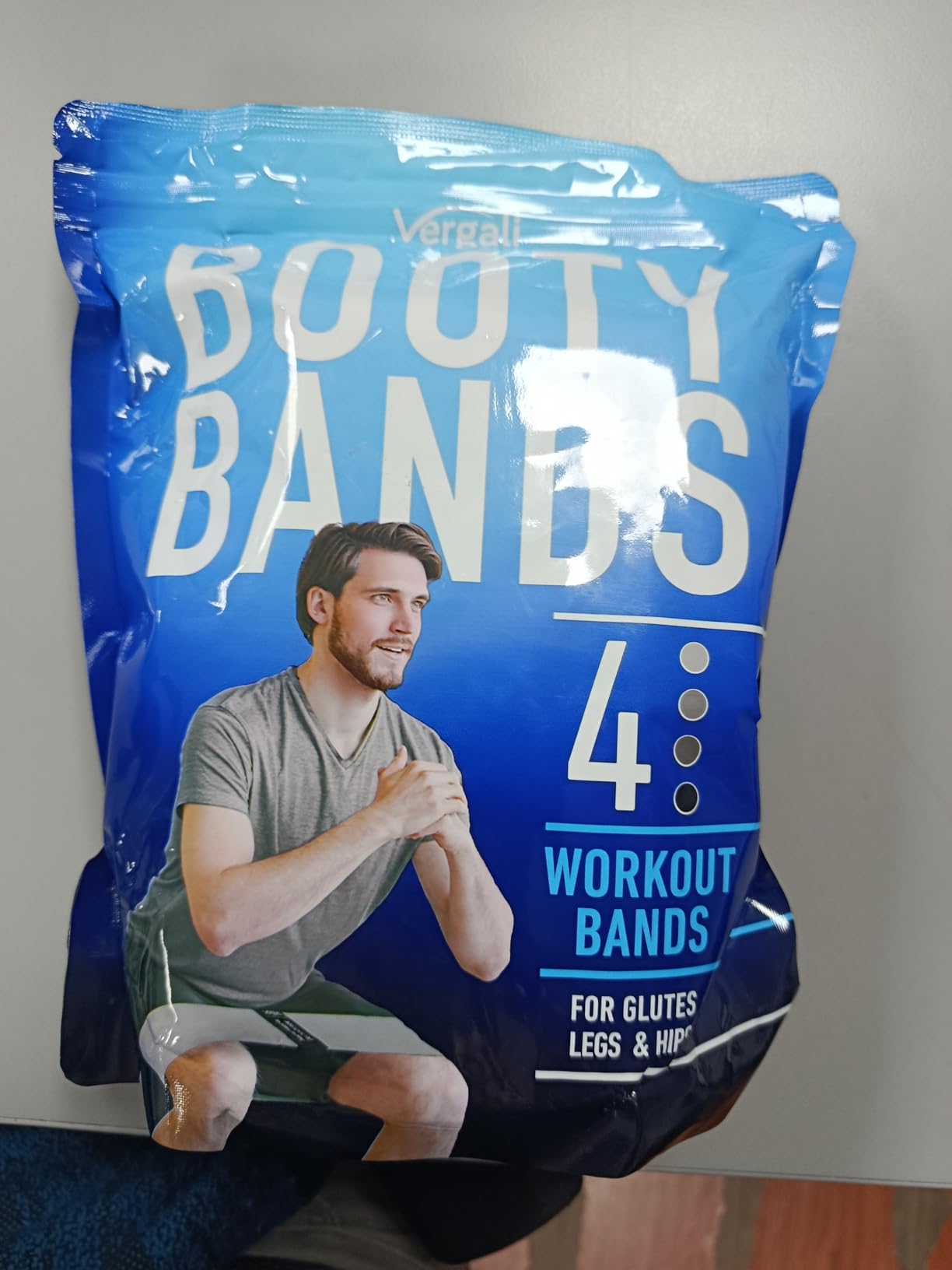 Resistance Bands for Working Out with Workout Bands Guide. 4 Booty Bands for Women Men Fabric Elastic Bands for Exercise Bands Resistance Bands for Legs Bands for Working Out Hip Thigh Glute Bands Set - Customer Photo 1