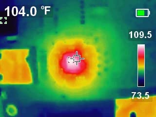 Klein Tools TI250 Rechargeable Thermal Imaging Camera, Over 19,200 Pixels with 3 Color Palettes, High/Low Temperature Points customer photo 2