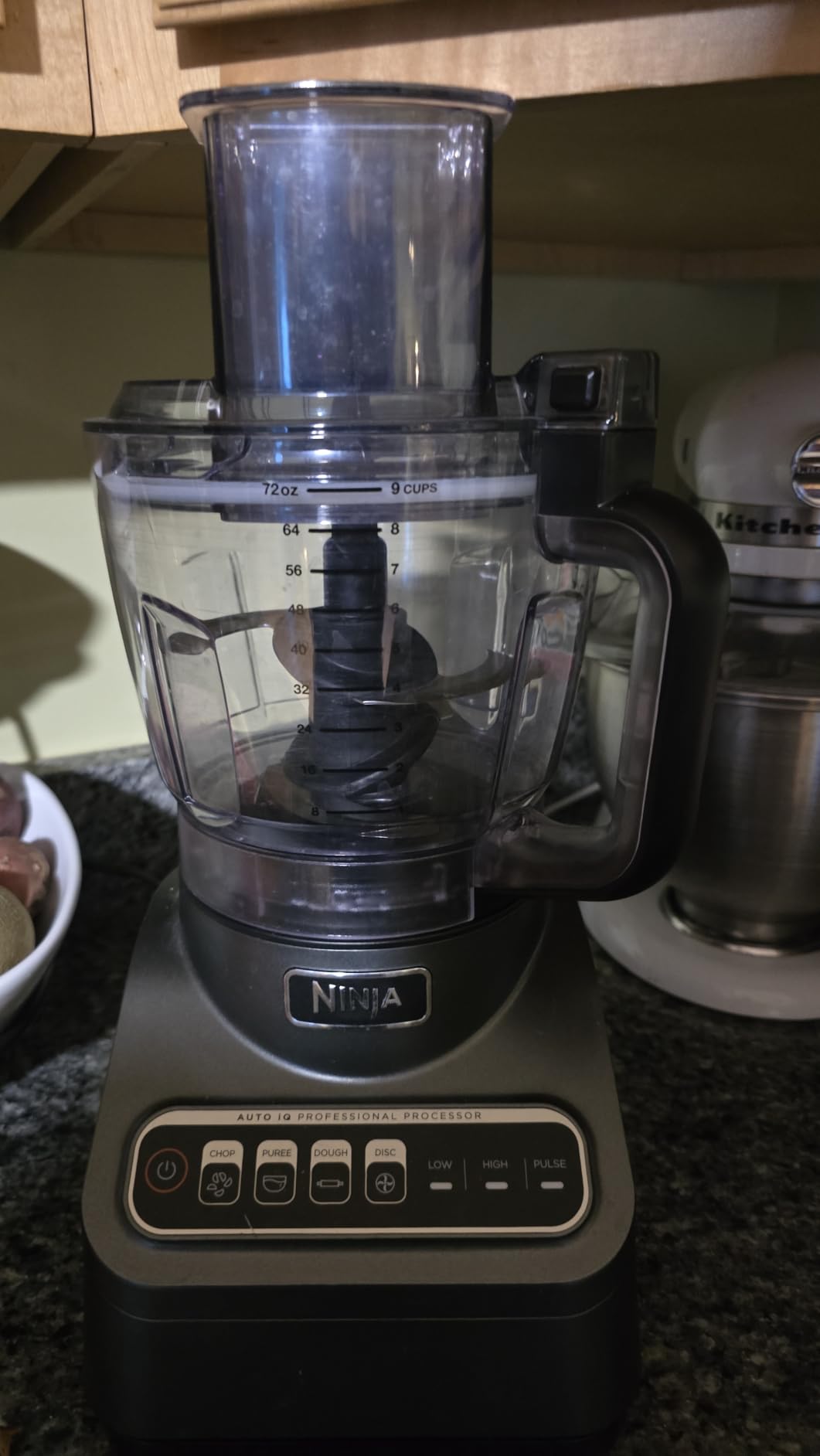 Ninja Food Processor, Professional Plus, 1000 Peak Watts, 4 Functions for Chopping, Slicing, Purees & Dough with 9-Cup Processor Bowl, 3 Blades, Food Chute & Pusher, Silver, BN601 - Customer Photo 2