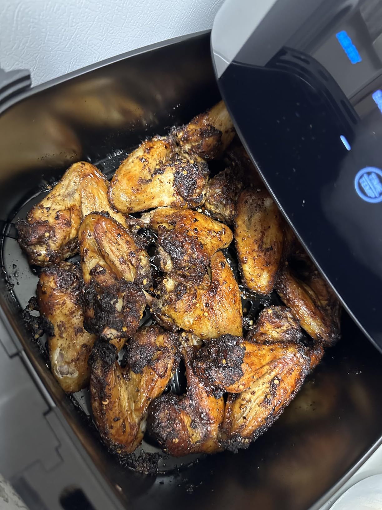 Chefman Air Fryer 8 Qt | TurboFry 4-in-1 with 450°F Hi-Fry Option for Crispier Results | Air Fry, Bake, Dehydrate, Frozen | XL Nonstick Dishwasher-Safe Basket | Stainless Steel - Customer Photo 1