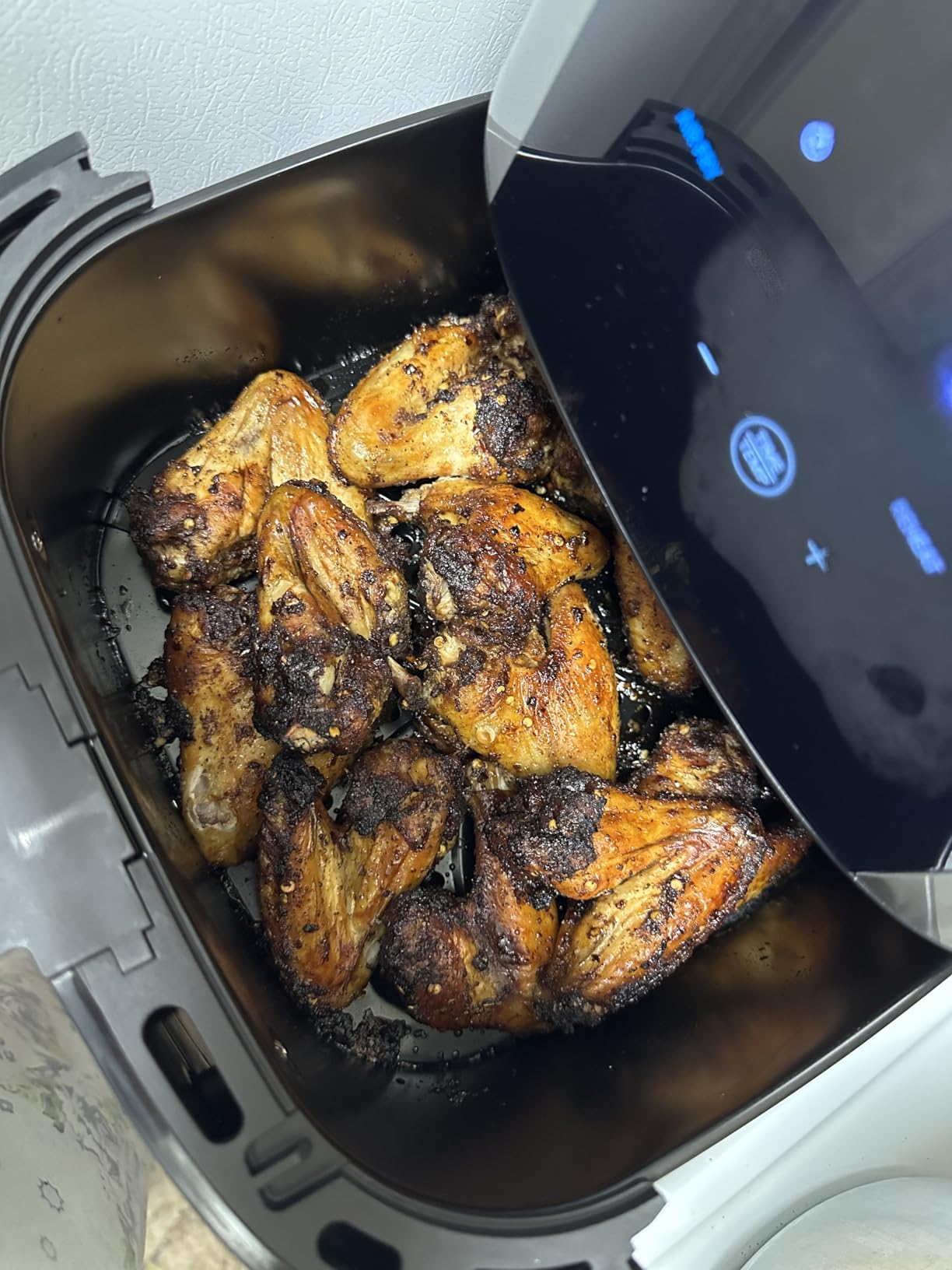 Chefman Air Fryer 8 Qt | TurboFry 4-in-1 with 450°F Hi-Fry Option for Crispier Results | Air Fry, Bake, Dehydrate, Frozen | XL Nonstick Dishwasher-Safe Basket | Stainless Steel - Customer Photo 2