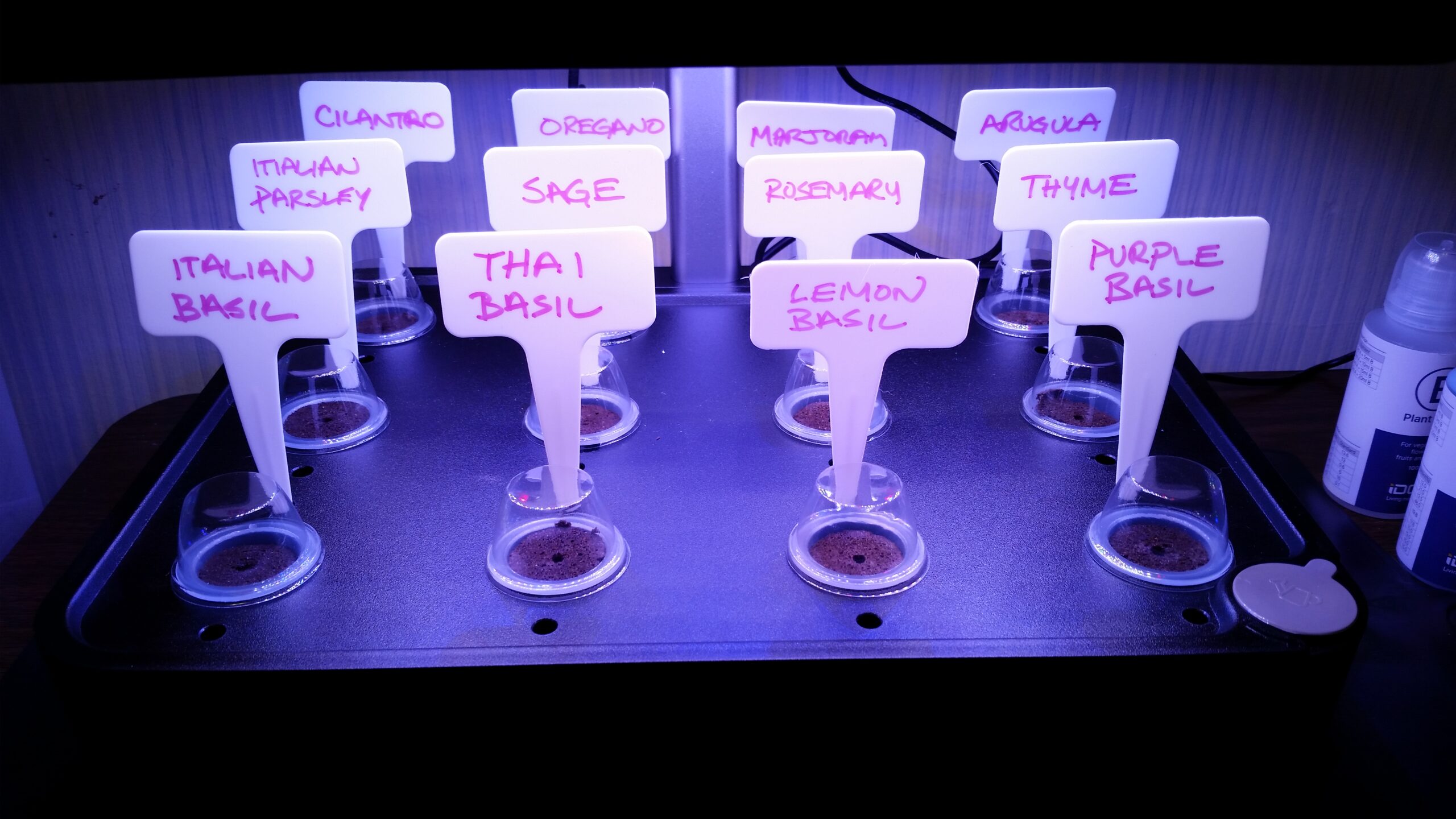 iDOO Hydroponics Growing System Kit 12Pods, Indoor Herb Garden System, with LED Grow Light, Built-in Fan, Auto-Timer, Adjustable Height Up to 11.3