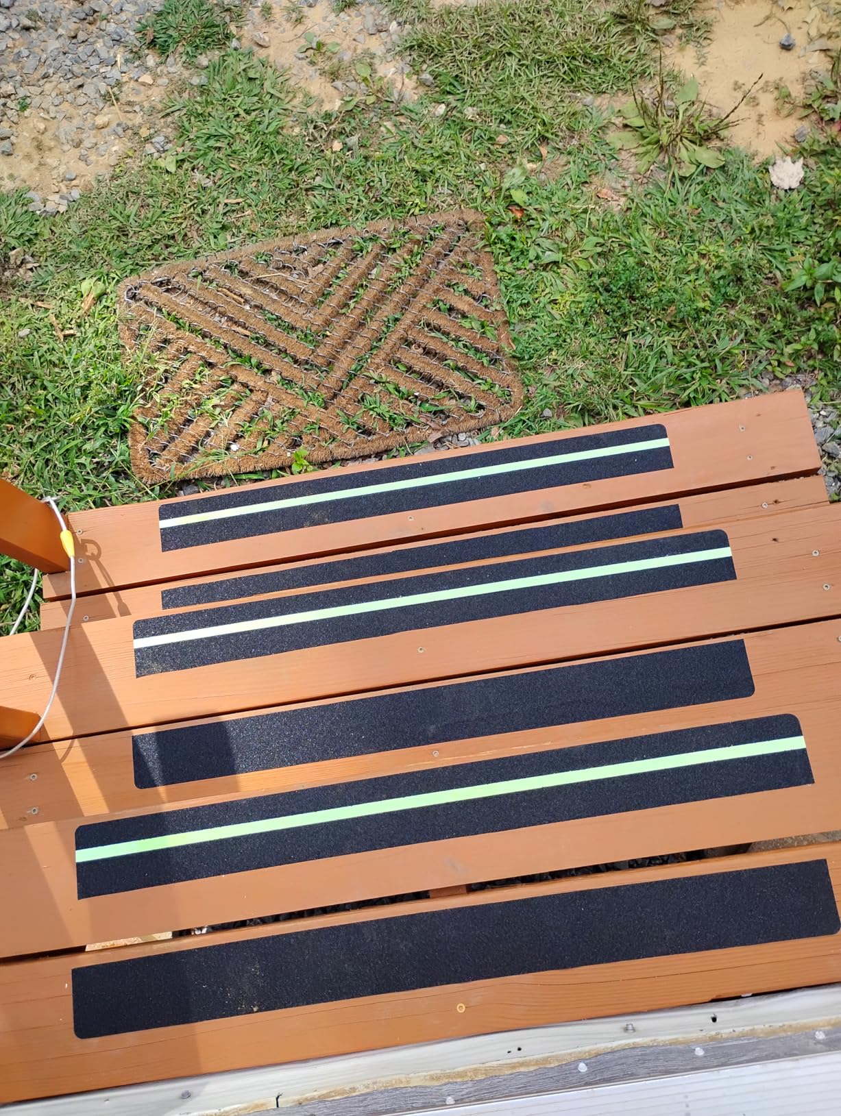 LifeGrip Anti Slip Traction Treads with Glow in Dark Stripe (10-Pack), 6