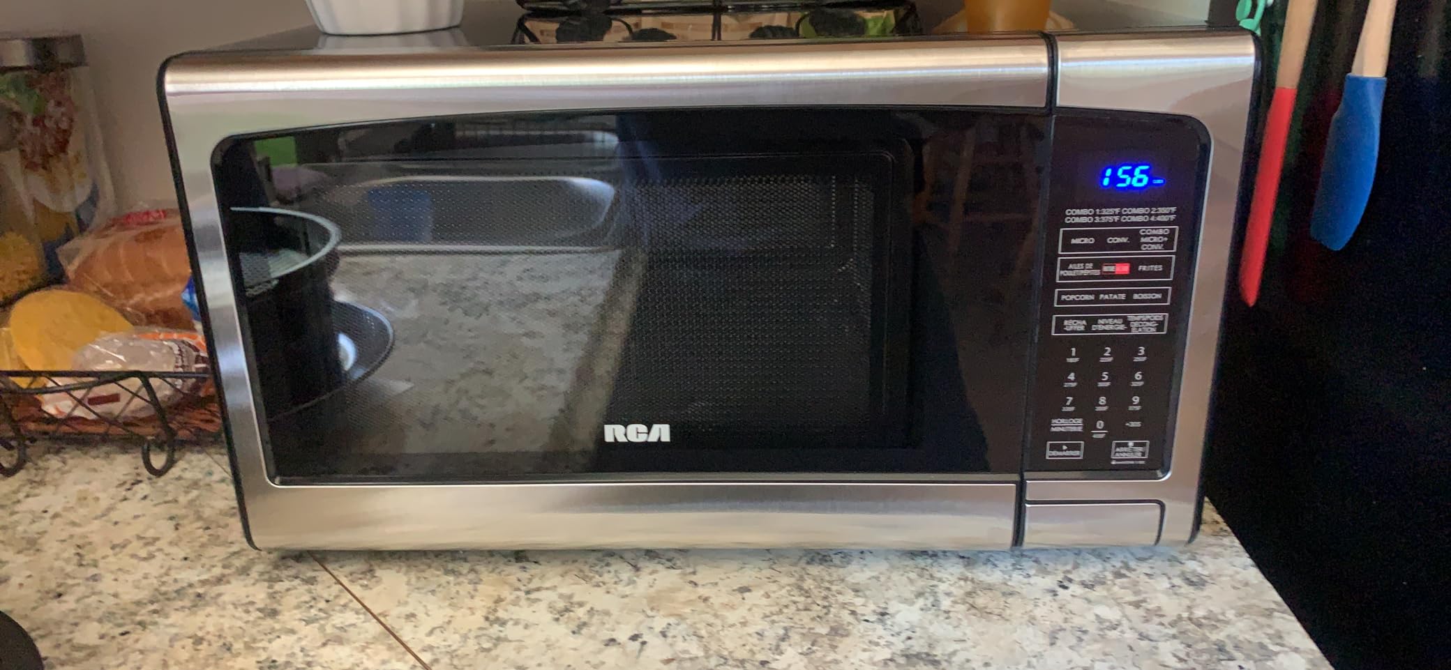 FRIGIDAIRE 1.2 cu ft Microwave, Digital Air Fryer, Convection Oven, Combo-Fry with XL Capacity, Stainless Steel Finish Customer Review FRIGIDAIRE 1.2 cu ft Microwave, Digital Air Fryer, Convection Oven, Combo-Fry with XL Capacity, Stainless Steel Finish - Customer Photo 1