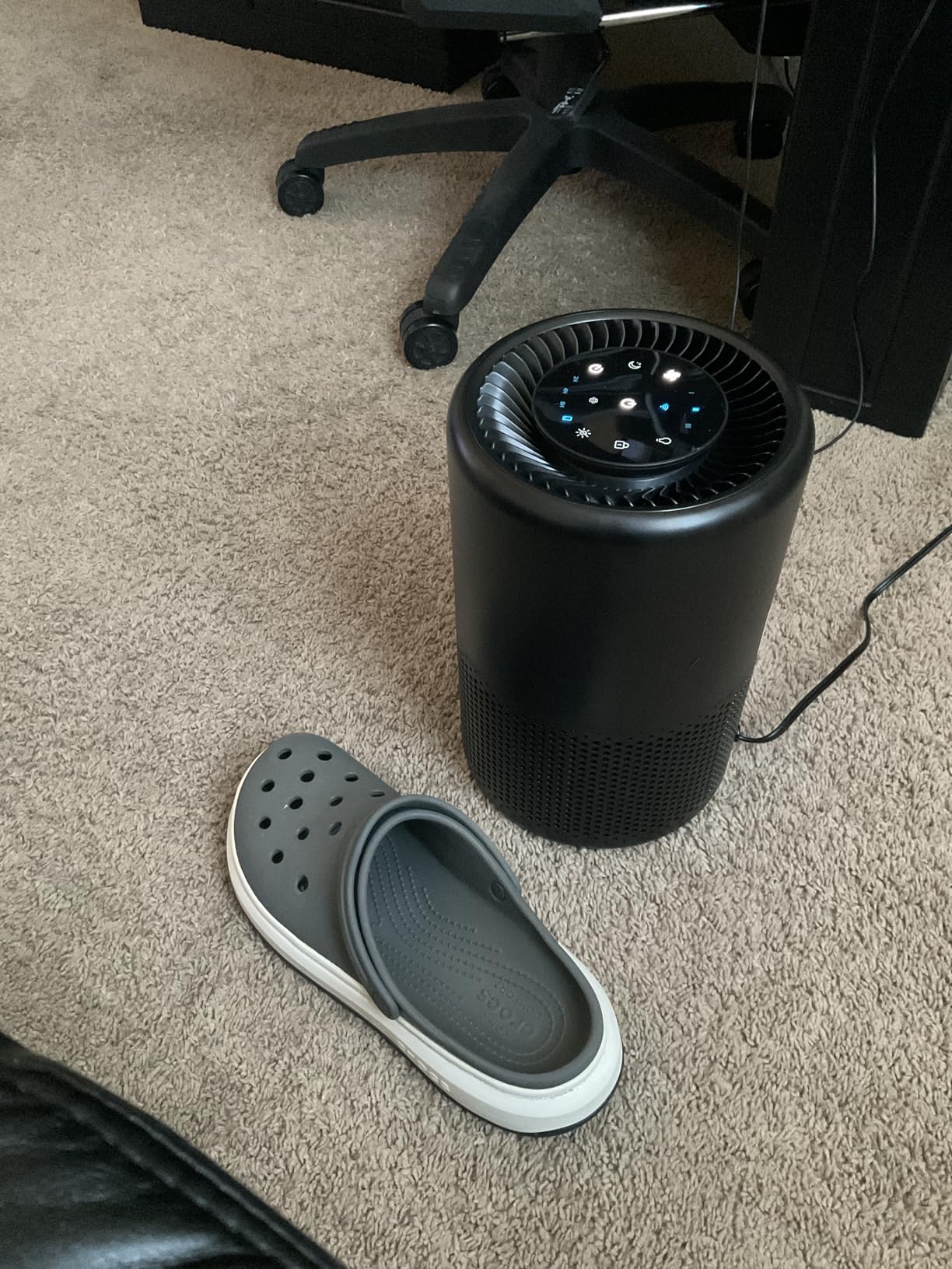 LEVOIT Air Purifier for Home Bedroom Dorm Room, Smart WiFi Alexa Control, AHAM VERIFIDE, 3-in-1 Filter with HEPA Sleep Mode for Allergens, Pollutants, Smoke, Dust, Core 200S-P, White - Customer Photo 1