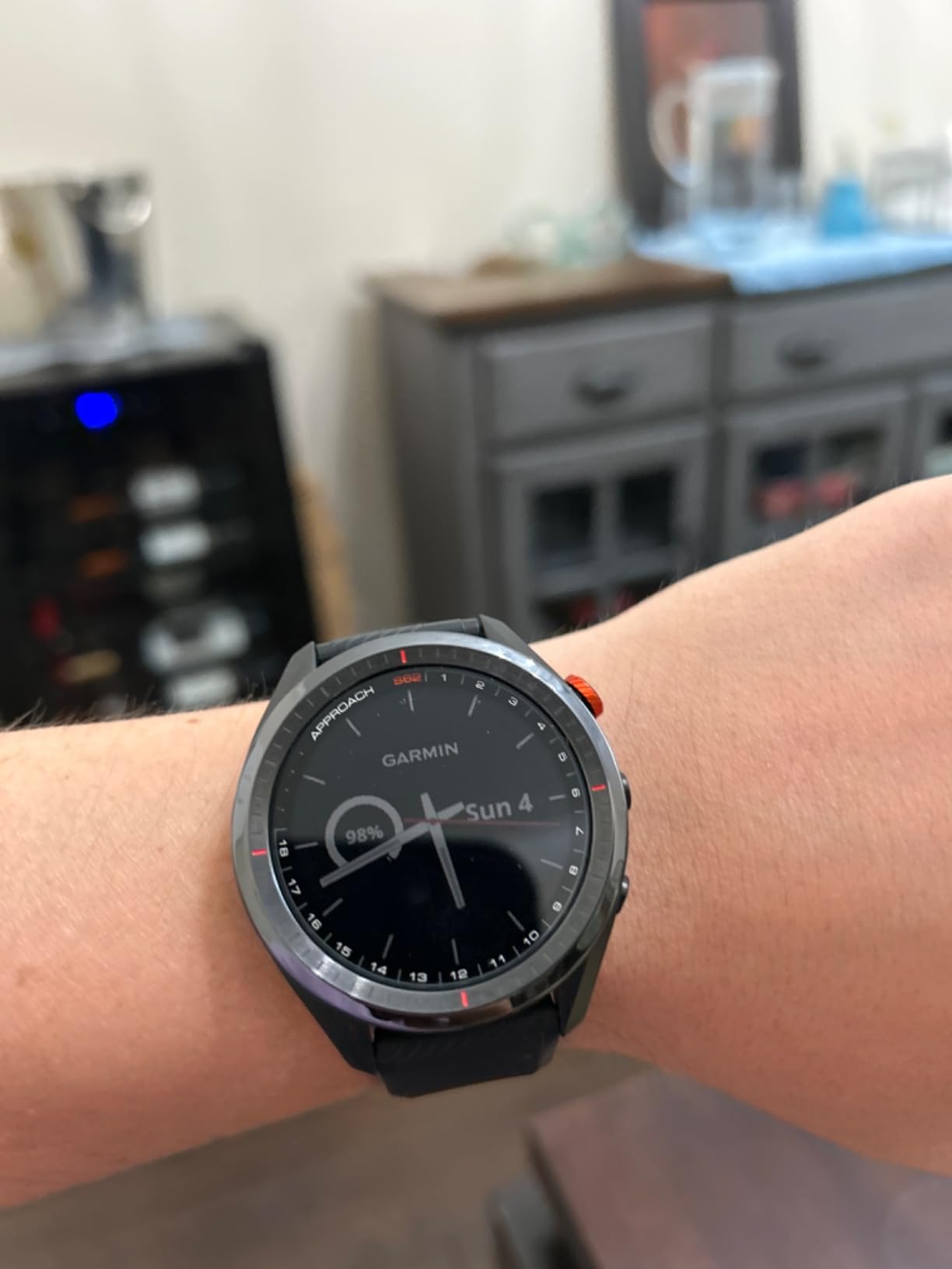 Garmin Approach S62, Premium Golf GPS Watch, Built-in Virtual Caddie, Mapping and Full Color Screen, Black (Renewed) - Customer Photo 1