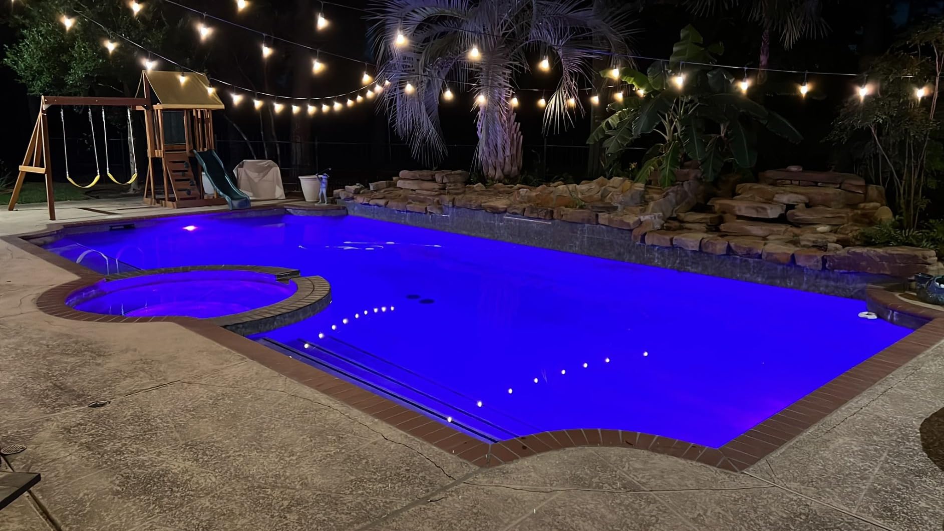 Voswitch Poolexa SS0650X 6 inch Small LED Color Inground Pool/Spa Light for Wet Niche with 50 Foot Cord (Controller Included) Customer Review Voswitch Poolexa SS0650X 6 inch Small LED Color Inground Pool/Spa Light for Wet Niche with 50 Foot Cord (Controller Included) - Customer Photo 2