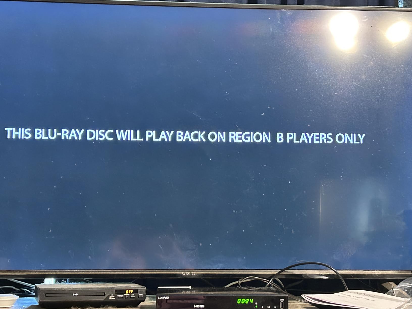 HD Blu-Ray Disc Player for TV with HDMI and AV Cables, 1080P, Built-in PAL NTSC, Coaxial Output, USB Input - Customer Photo 2