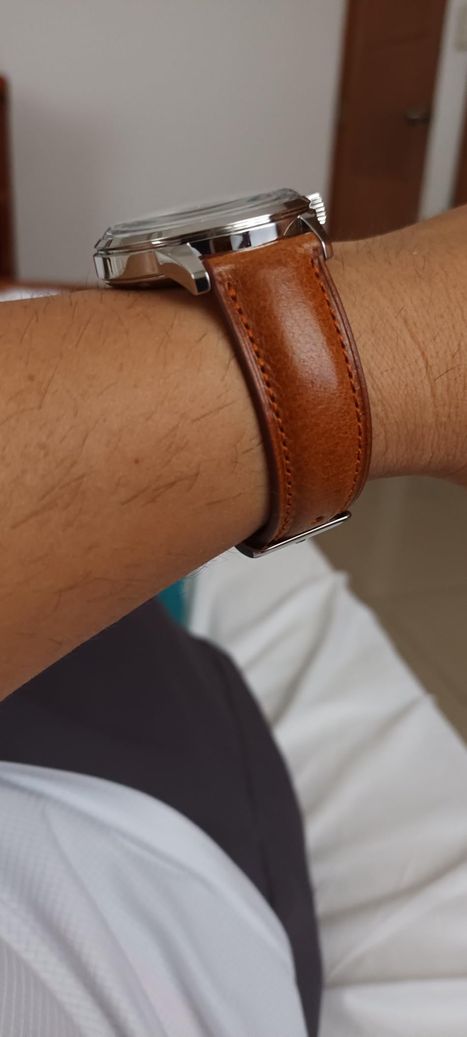 SEIKO Automatic Watch for Men - Presage Cocktail Time - Patterned with Golden Numerals and Date Calendar, 50m Water-Resistant - Customer Photo 2