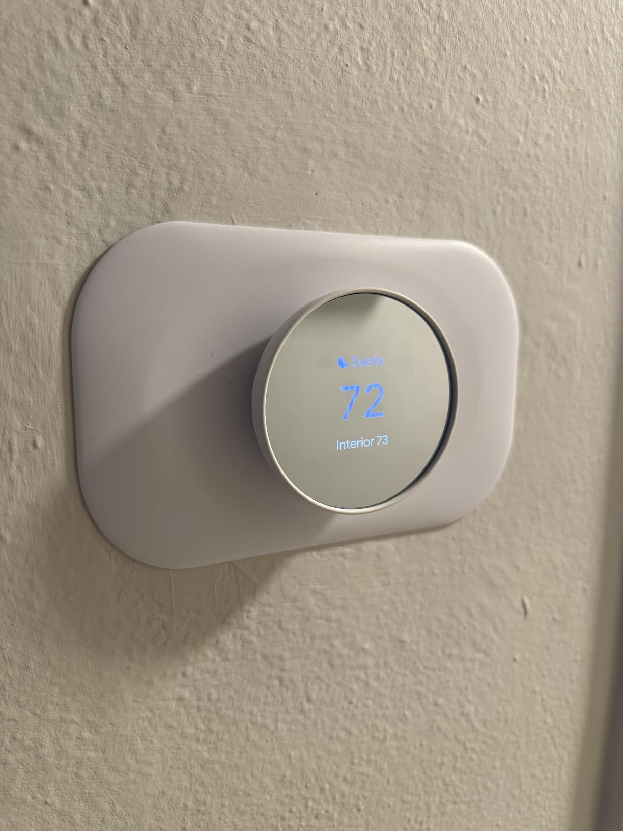 Google Nest Thermostat - Smart Thermostat for Home - Programmable Wifi Thermostat - Snow - Customer Photo 1