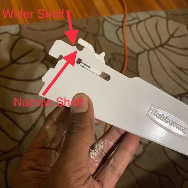 Rubbermaid Configurations Custom Closet Kit 6-10 Ft. Adjustable Metal Wire Shelving White Finish Expandable Organization System Hardware Included for Home Closet/Pantry/Laundry/Mudroom - Customer Photo 2