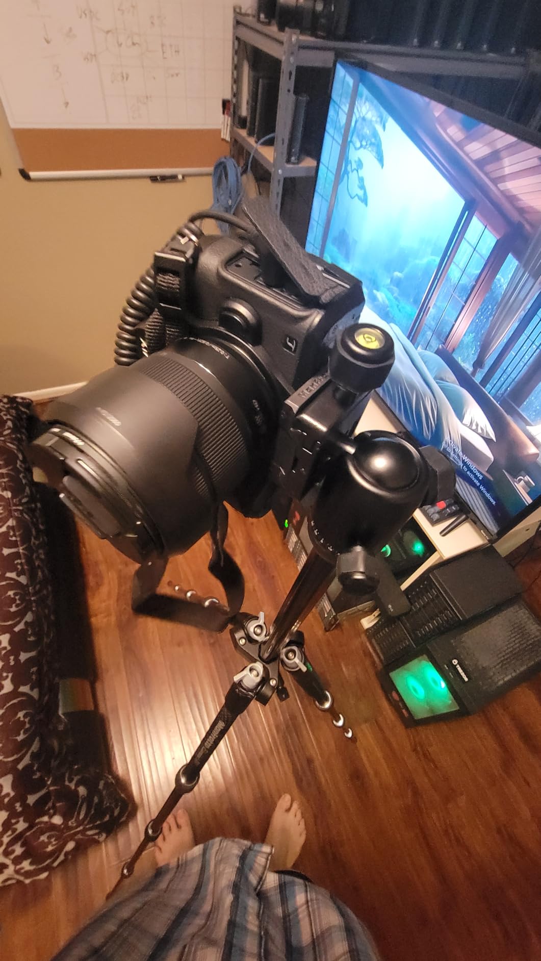 Manfrotto Element MII 4-Section Aluminum Tripod with Ball Head, Black - Customer Photo 3