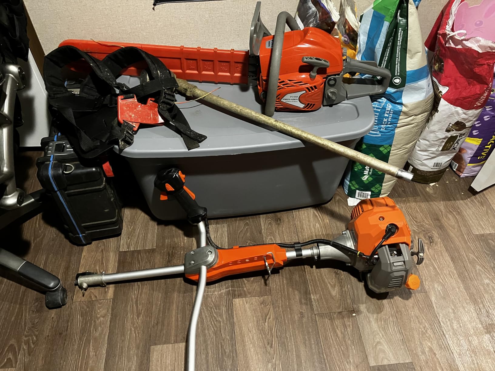 PROYAMA 26cc Weed Eater/Wacker Gas Powered, 2-Cycle Gas String Trimmer/Edger, 3 in 1 Brush Cutter with 17'' Cutting Path, Grass Trimmer Light Weight - Customer Photo 2