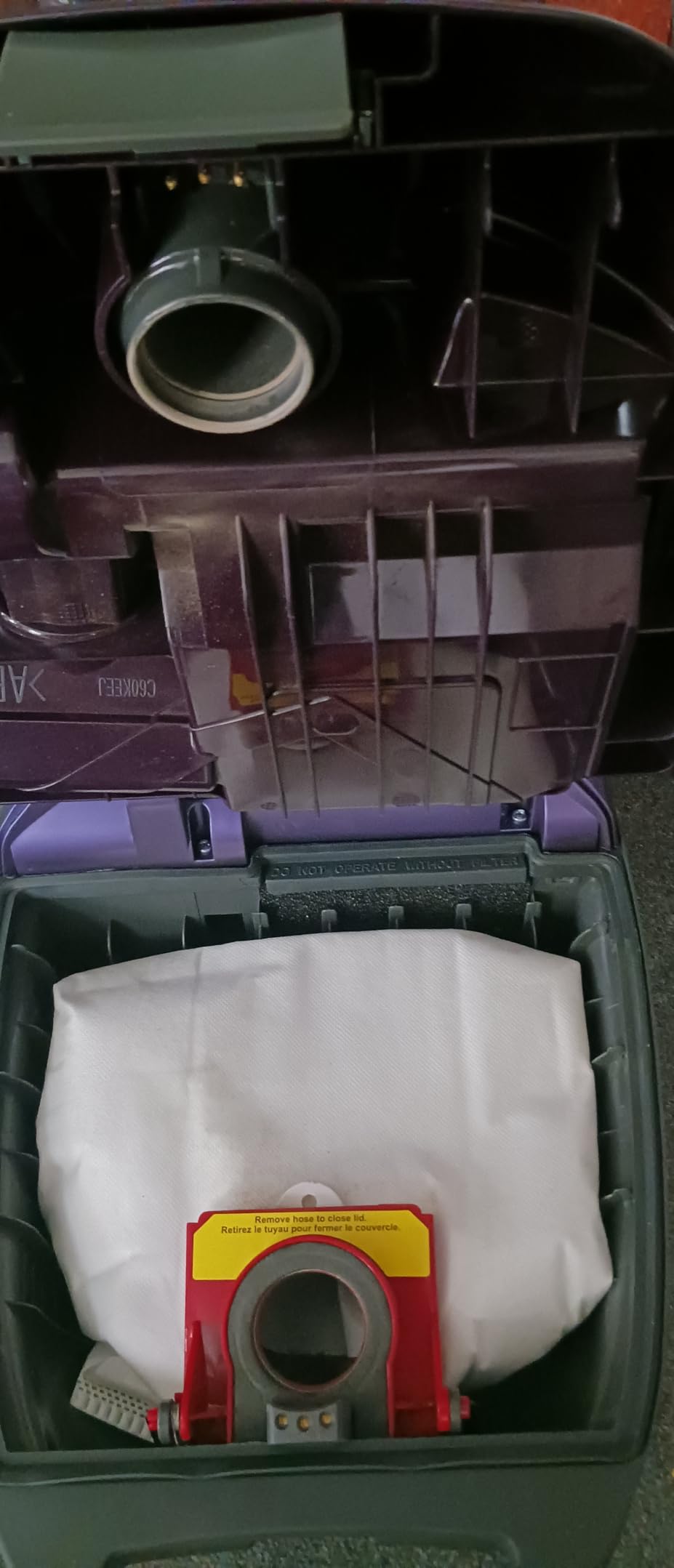 Kenmore BC3005 Pet Friendly Lightweight Bagged Canister Vacuum Cleaner with Extended Telescoping Wand, HEPA, 2 Motors, Retractable Cord, and 4 Cleaning Tools, Blue - Customer Photo 5