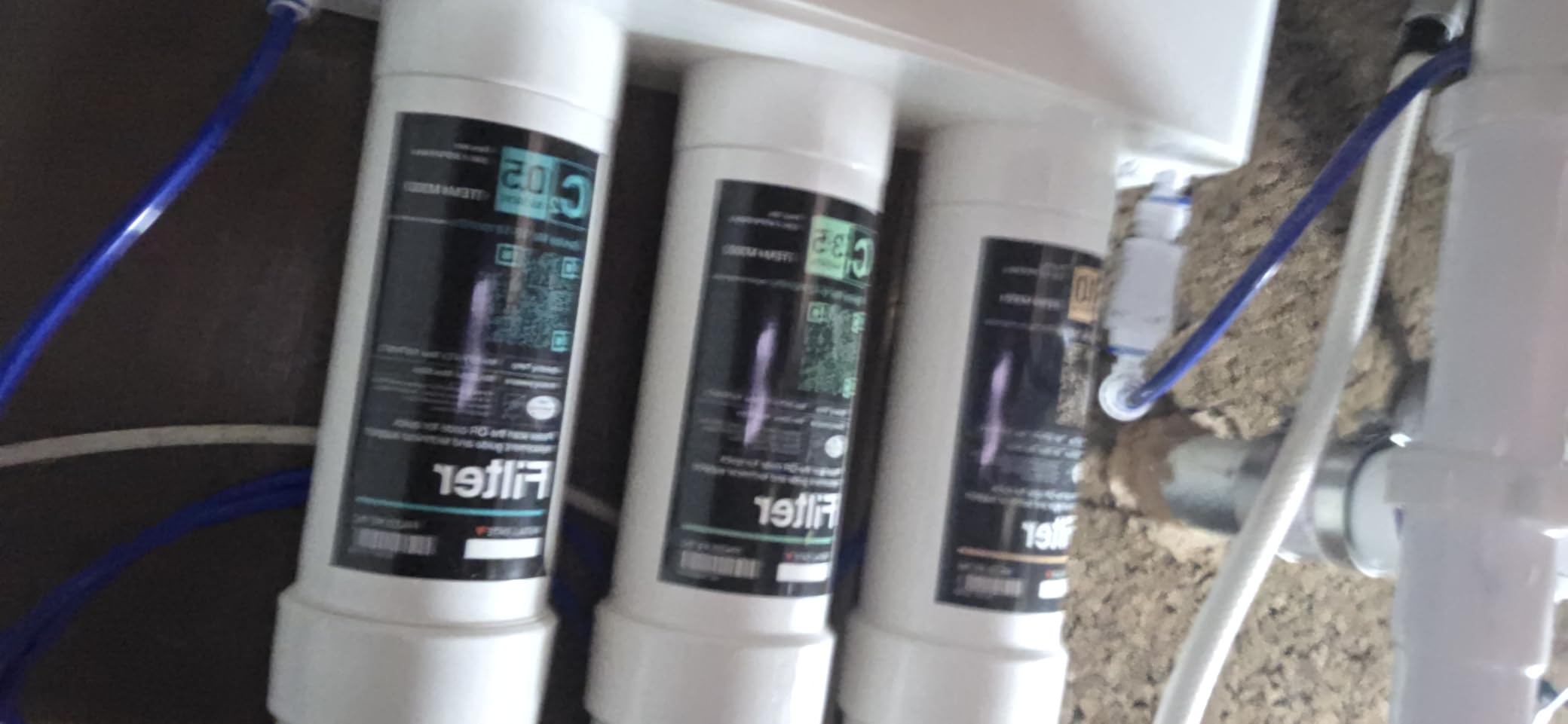 Frizzlife Under Sink Water Filter System, NSF/ANSI 53&42&372 Certified, 8 Layer 0.5 Micron Water Filtration Reduce Chloramine, PFOA/PFOS, Lead, Chlorine, Bad Taste & Odor, Under Counter, SK99-NEW - Customer Photo 1