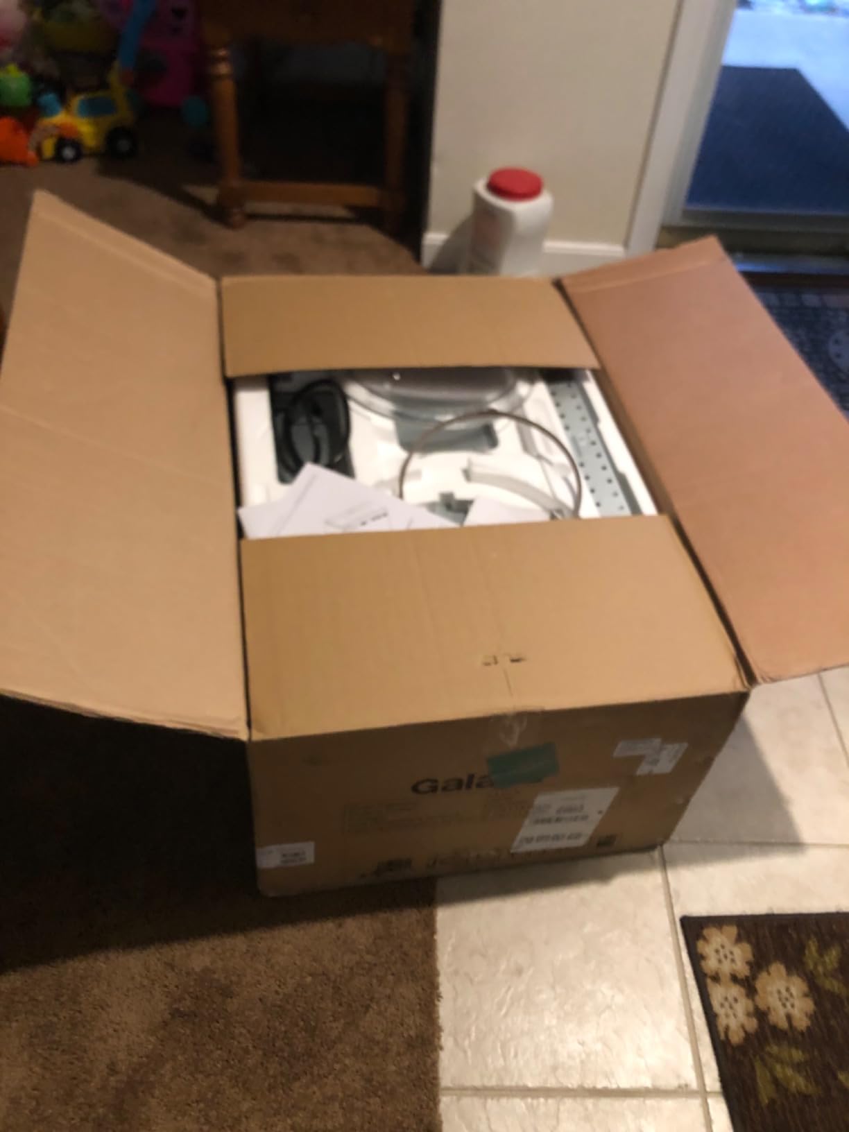 Galanz GLOMJA17S2B-10 Over-The-Range Microwave, Energy Saving/ECO Mode, 30-second Express Cooking, 9 Auto-cook Programs, 1000W/120Volts, 1.7 Cu.Ft, Stainless Steel - Customer Photo 2