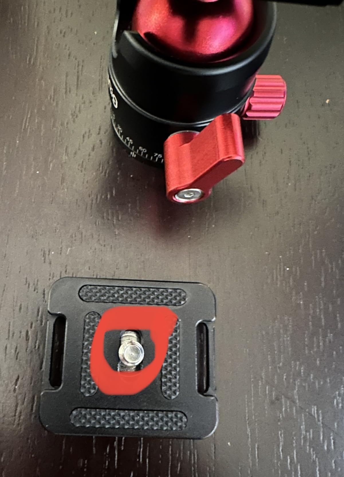 SmallRig Tripod Ball Head 360 Degree Rotating Panoramic Ballhead with 1/4 inch Quick Shoe Plate, Max Load up to 5 kg/ 11lb, for Tripod Monopod Slider DSLR Camera Camcorder - 3034 - Customer Photo 1