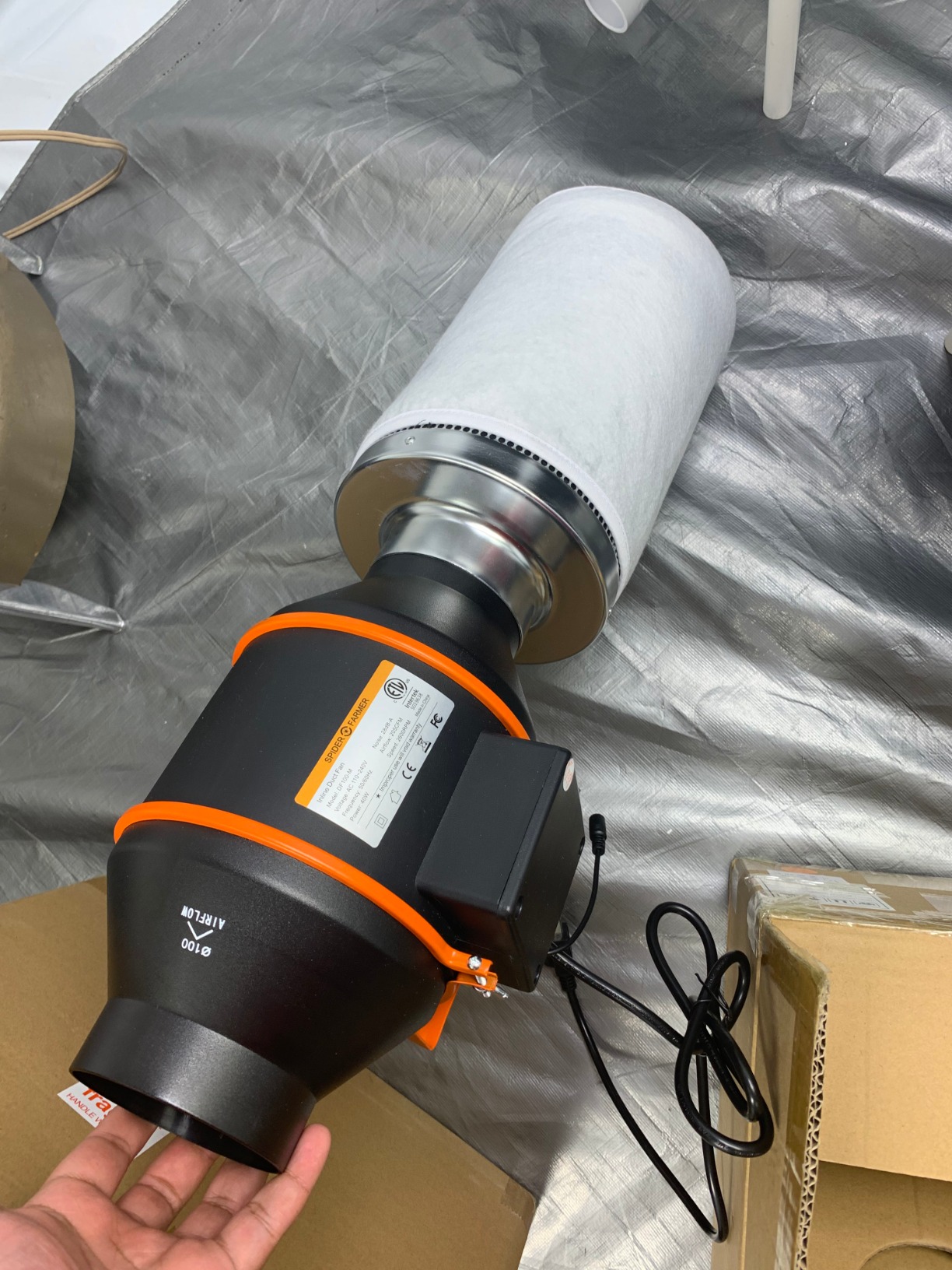 Spider Farmer Smart Air Filtration Kit 6