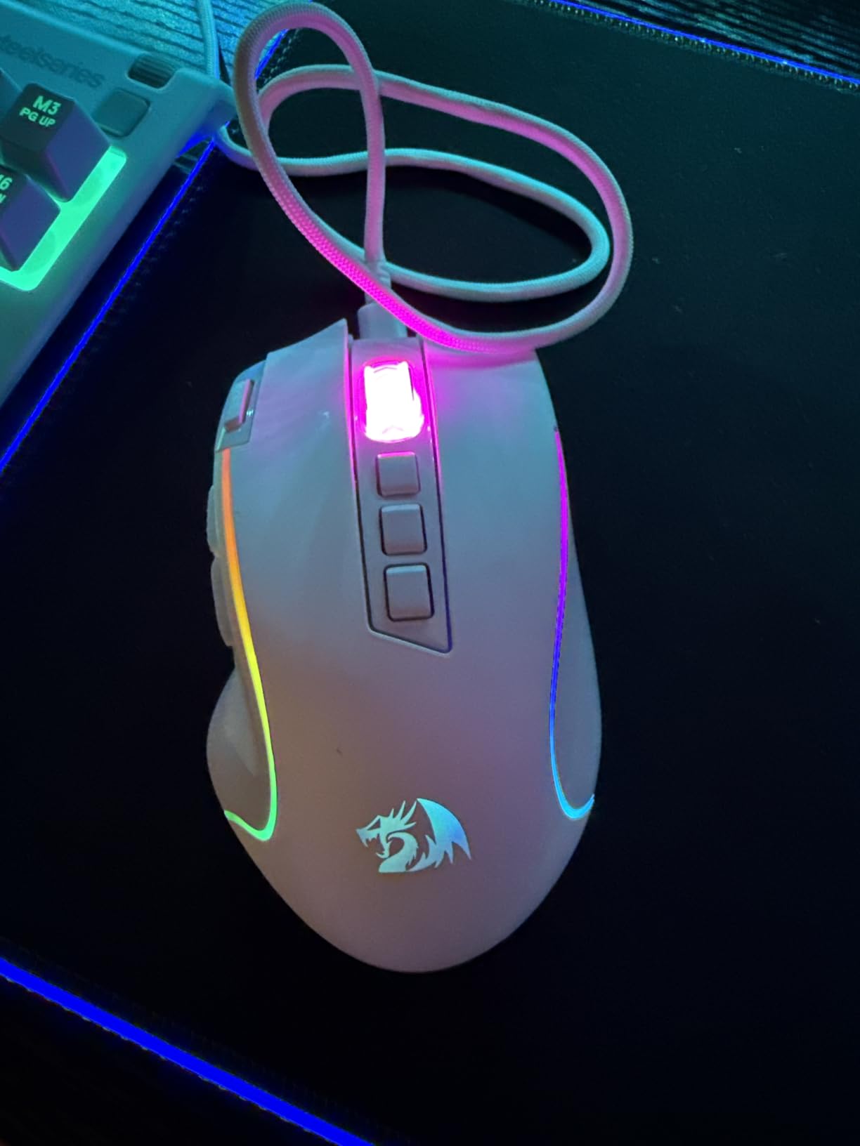 Redragon M612 Predator RGB Gaming Mouse, 8000 DPI Wired Optical Mouse with 11 Programmable Buttons & 5 Backlit Modes, Software Supports DIY Keybinds Rapid Fire Button - Customer Photo 1