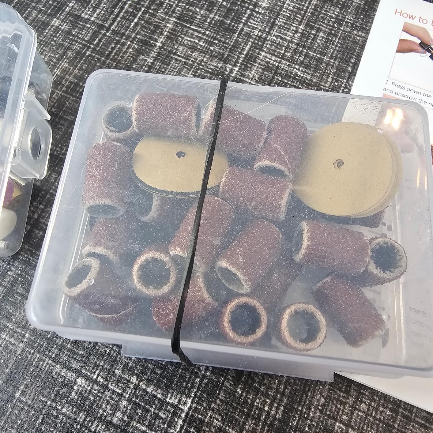 HARDELL Mini Cordless Rotary Tool, 5-Speed and USB Charging Rotary Tool Kit with 69 Accessories, Multi-Purpose 3.7V Power Rotary Tool for Sanding, Polishing, Drilling, Etching, Engraving, DIY Crafts - Customer Photo 2