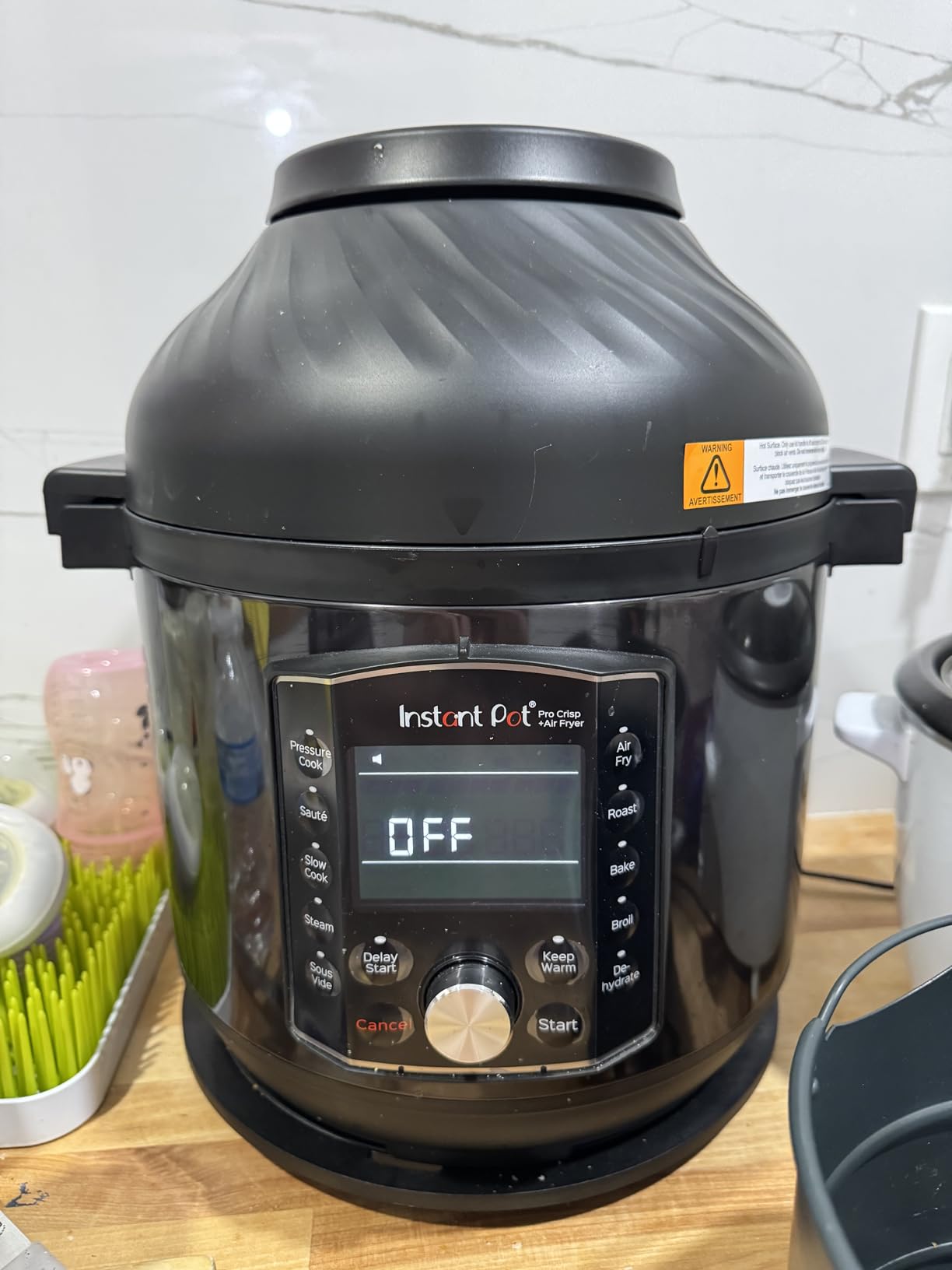 Instant Pot Duo Crisp 11-in-1 Air Fryer and Electric Pressure Cooker Combo with Multicooker Lids that Air Fries, Steams, Slow Cooks, Sautés, Dehydrates, & More, Free App With Over 800 Recipes, 6 Quart - Customer Photo 1