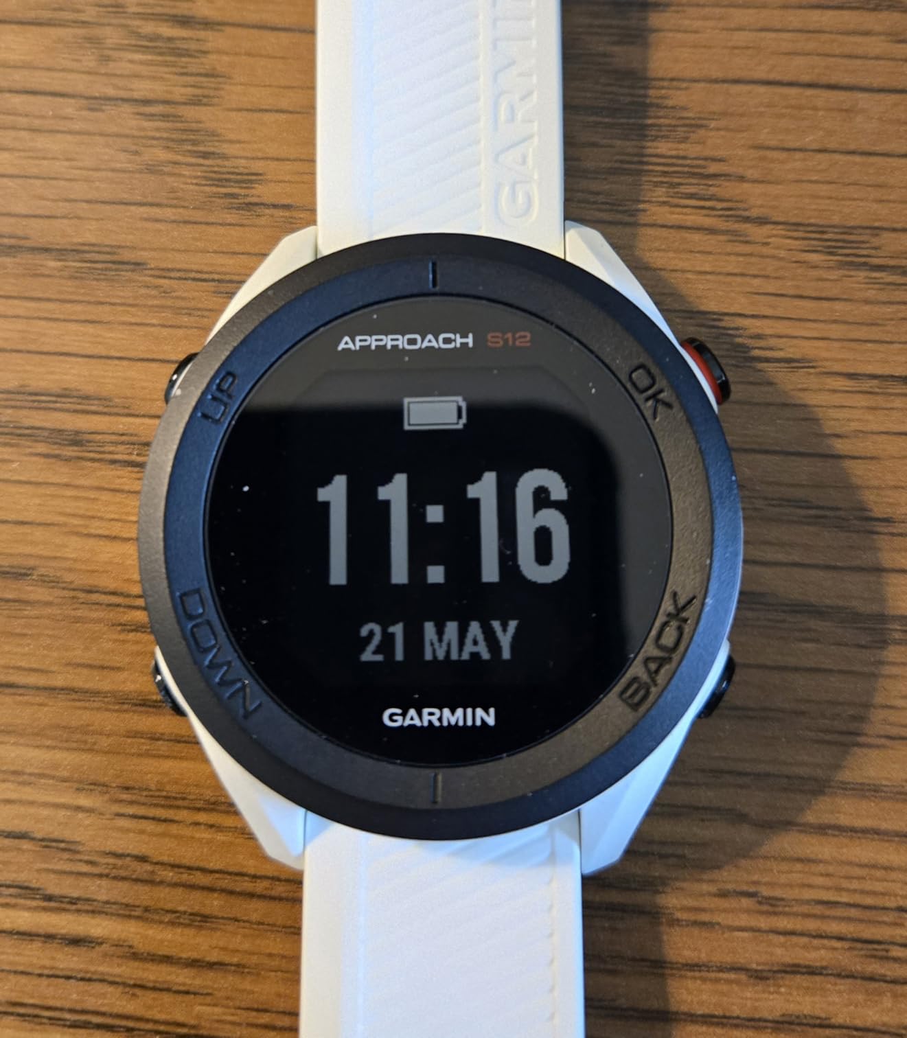 Garmin Approach S12, Easy-to-Use GPS Golf Watch, 42k+ Preloaded Courses, Black, 010-02472-00 - Customer Photo 1