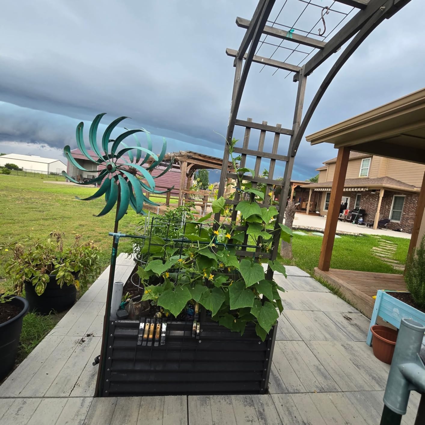 Best Choice Products 6x3x2ft Outdoor Metal Raised Garden Bed, Deep Root Box Planter for Vegetables, Flowers, Herbs, and Succulents w/ 269 Gallon Capacity - Gray - Customer Photo 2