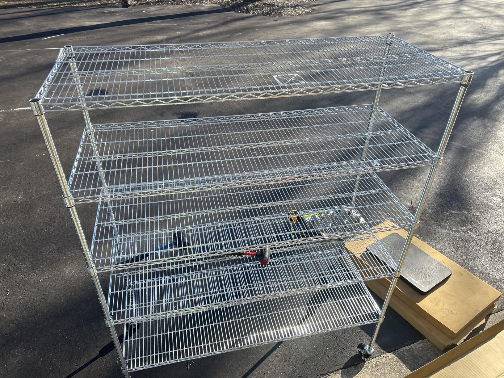 Seville Classics UltraDurable Heavy Duty NSF Solid Steel Wire Rack Storage Unit, Organizer for Garage, Warehouse, Office, Restaurant, Classroom, Kitchen, Steel, 5-Tier Shelving, 36 Seville Classics UltraDurable Heavy Duty NSF Solid Steel Wire Rack Storage Unit, Organizer for Garage, Warehouse, Office, Restaurant, Classroom, Kitchen, Steel, 5-Tier Shelving, 36