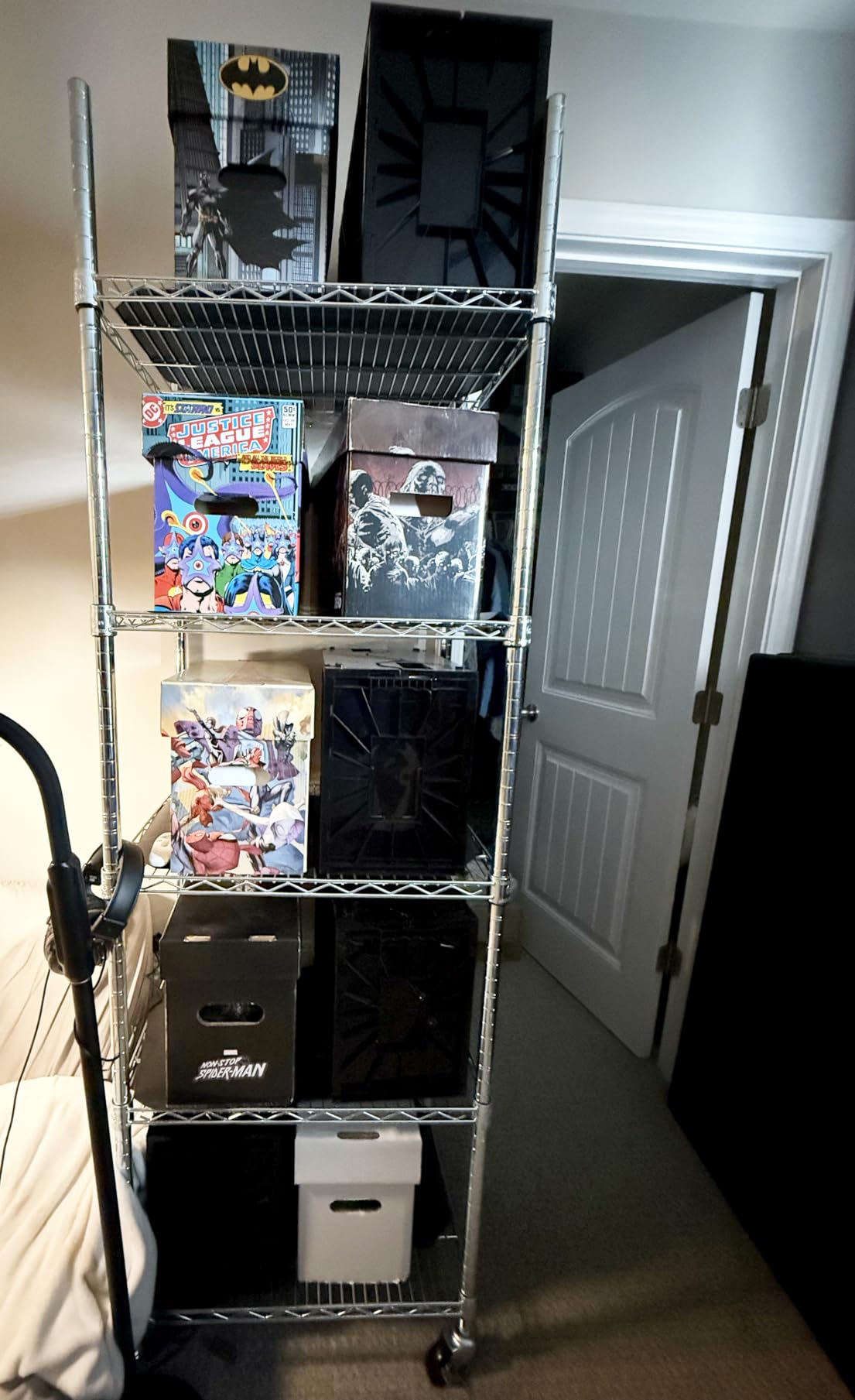 Seville Classics UltraDurable Heavy Duty NSF Solid Steel Wire Rack Storage Unit, Organizer for Garage, Warehouse, Office, Restaurant, Classroom, Kitchen, Steel, 5-Tier Shelving, 36 Seville Classics UltraDurable Heavy Duty NSF Solid Steel Wire Rack Storage Unit, Organizer for Garage, Warehouse, Office, Restaurant, Classroom, Kitchen, Steel, 5-Tier Shelving, 36