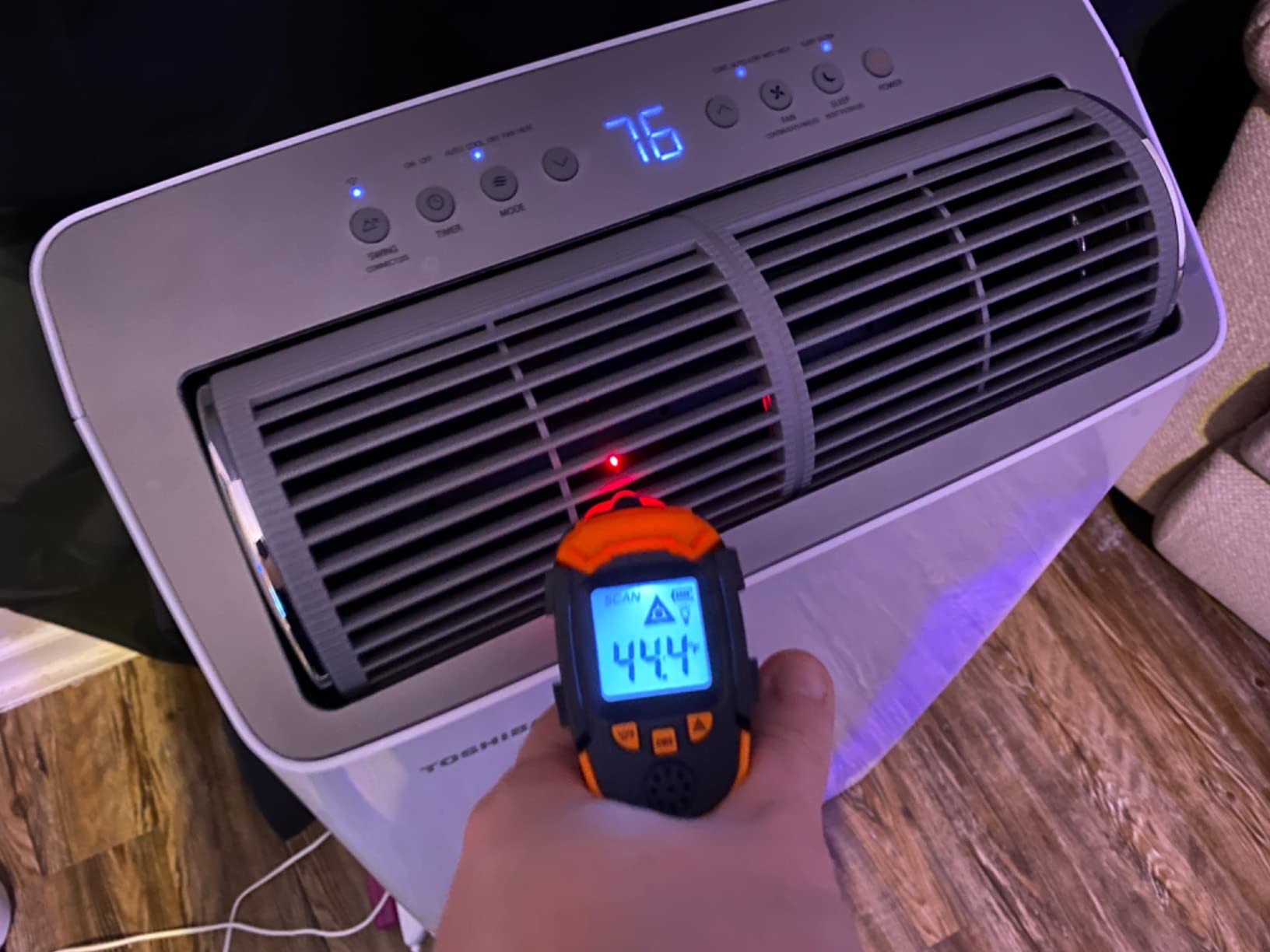 Midea Duo 12,000 BTU (10,000 BTU SACC) High Efficiency Inverter, Ultra Quiet Portable Air Conditioner, Cools up to 450 Sq. Ft., Compatible with Alexa/Google Assistant, Includes Remote - Customer Photo 1