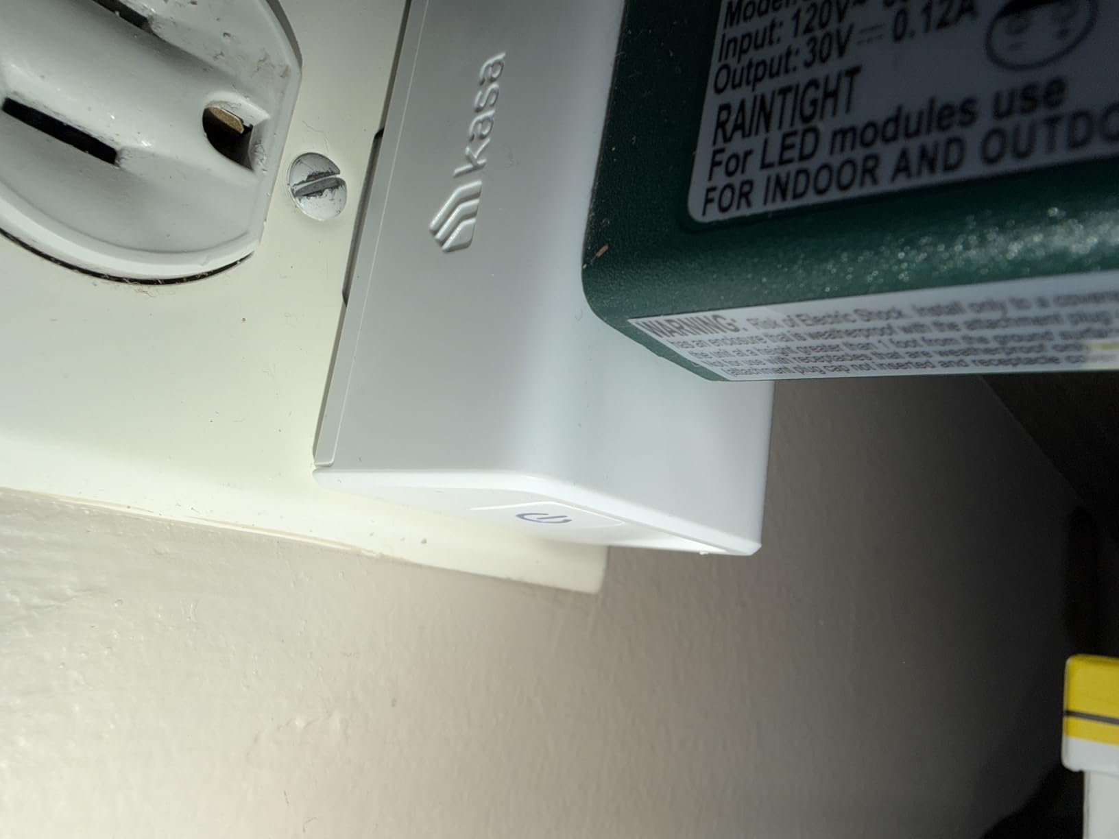 Kasa Smart Plug Ultra Mini 15A, Smart Home Wi-Fi Outlet Works with Alexa, Google Home & IFTTT, No Hub Required, UL Certified, 2.4G WiFi Only, 2 Count (Pack of 1)(EP10P2) , White - Customer Photo 1