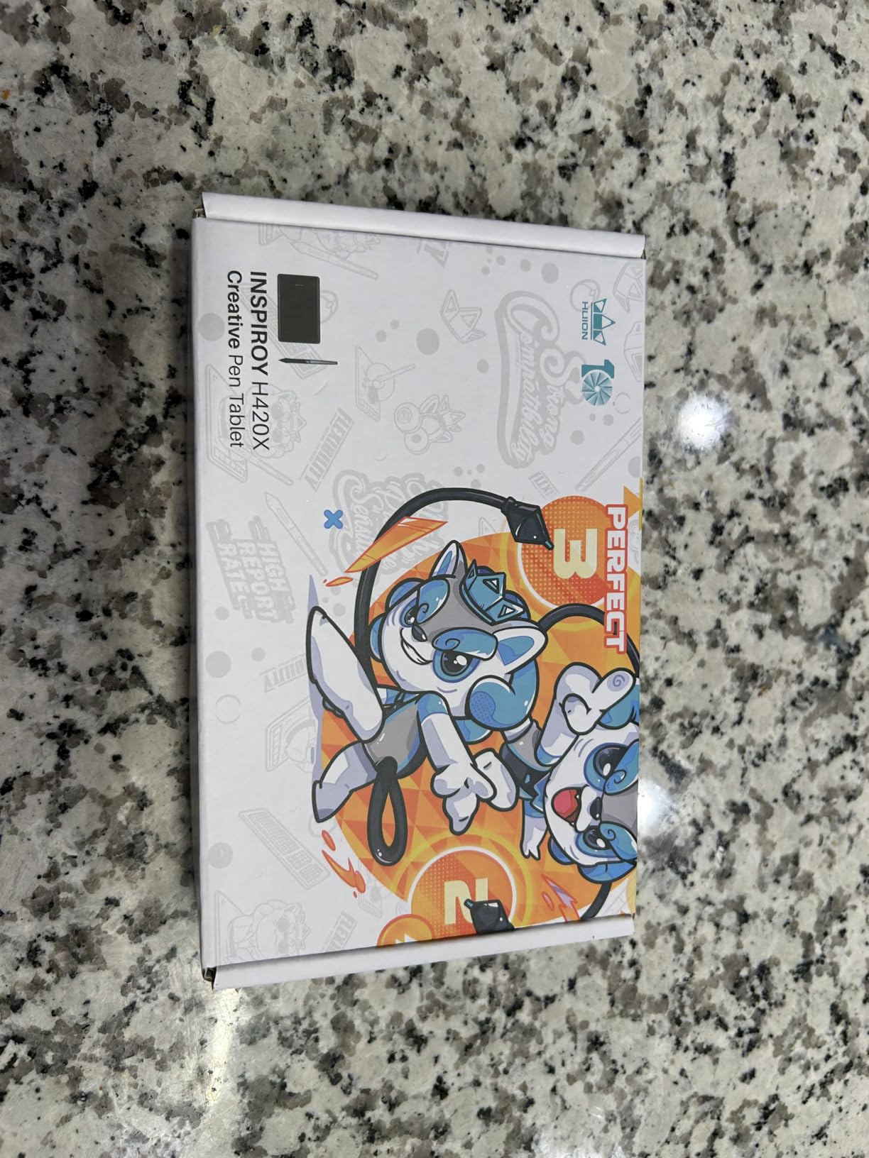 HUION H420X Graphics Drawing Tablet with 8192 Level Pressure Battery-Free Stylus, 4.17x2.6 inch Digital Art Tablet - Customer Photo 1