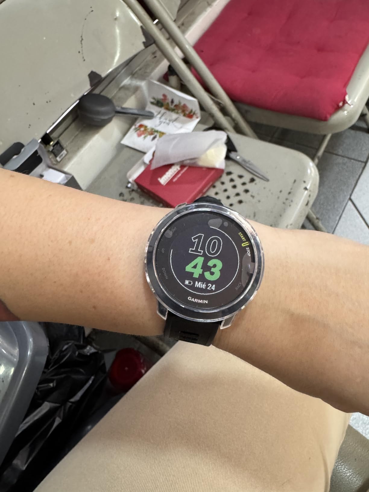 Garmin Forerunner 55 GPS Running Watch with Daily Suggested Workouts, Up to 2 Weeks of Battery Life - Customer Photo 1