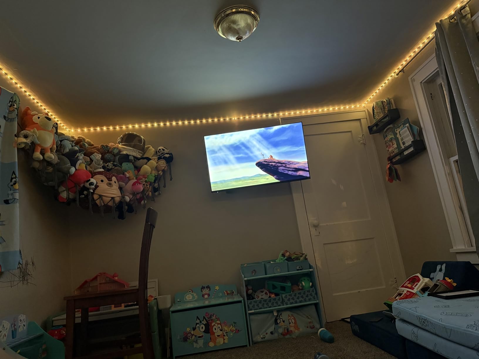 Tenmiro Led Lights for Bedroom 100ft (2 Rolls of 50ft) Music Sync Color Changing Strip Lights with Remote and App Control RGB Strip, for Room Home Party Decoration - Customer Photo 2