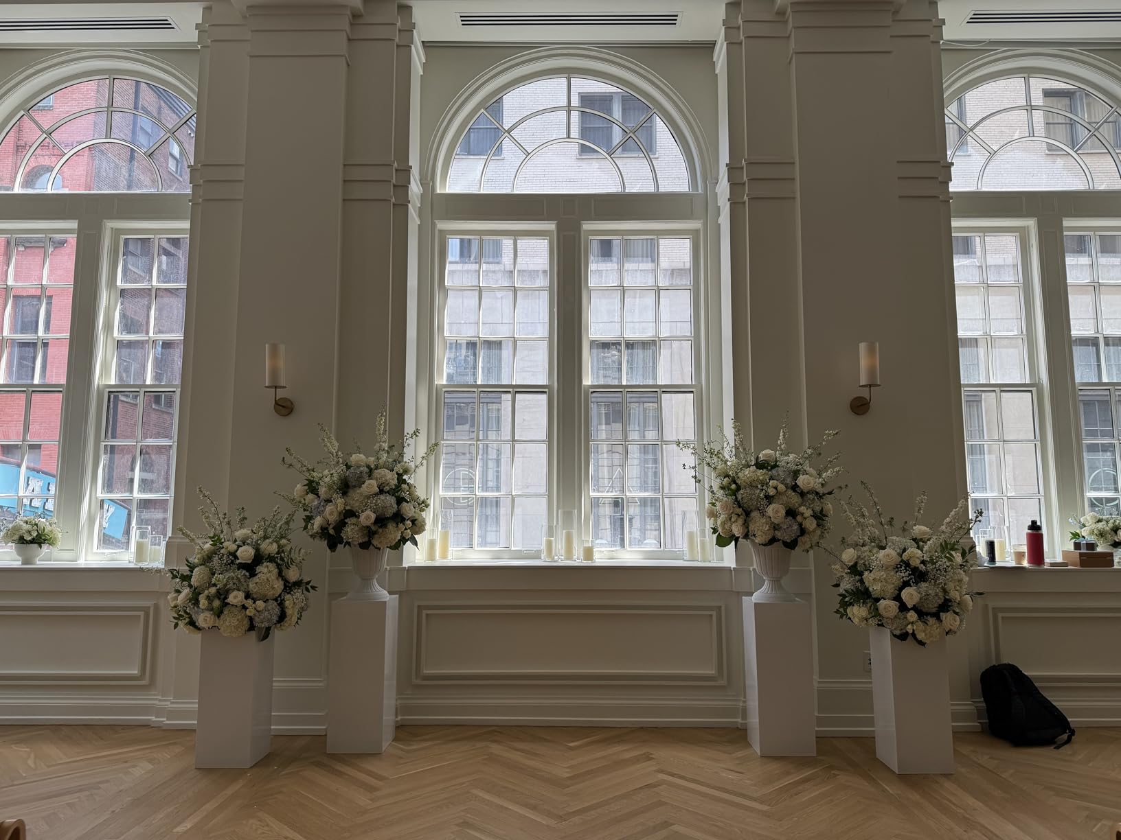 Worth Garden Plastic Urn Planters for Outdoor Plants, Tree 22'' Tall 2 Pack Round Classic Resin Flower Pots Indoor Beige Traditional Front Porch 15 in Dia. Large Imitation Stone Decorative Patio Deck Customer Review Worth Garden Plastic Urn Planters for Outdoor Plants, Tree 22'' Tall 2 Pack Round Classic Resin Flower Pots Indoor Beige Traditional Front Porch 15 in Dia. Large Imitation Stone Decorative Patio Deck - Customer Photo 1